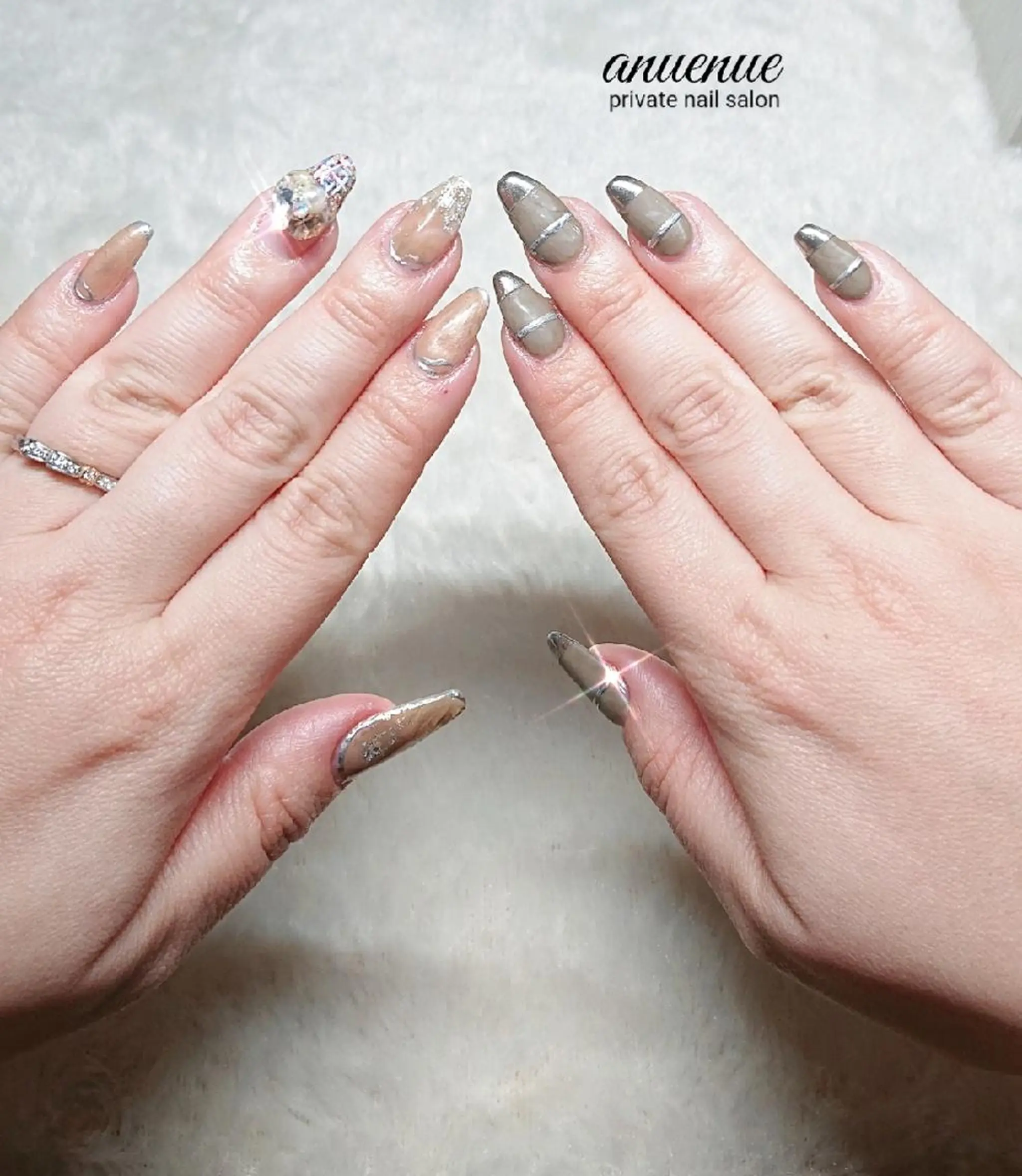 ネイル ハンドネイル ハンドケア anuenu eのネイルデザイン