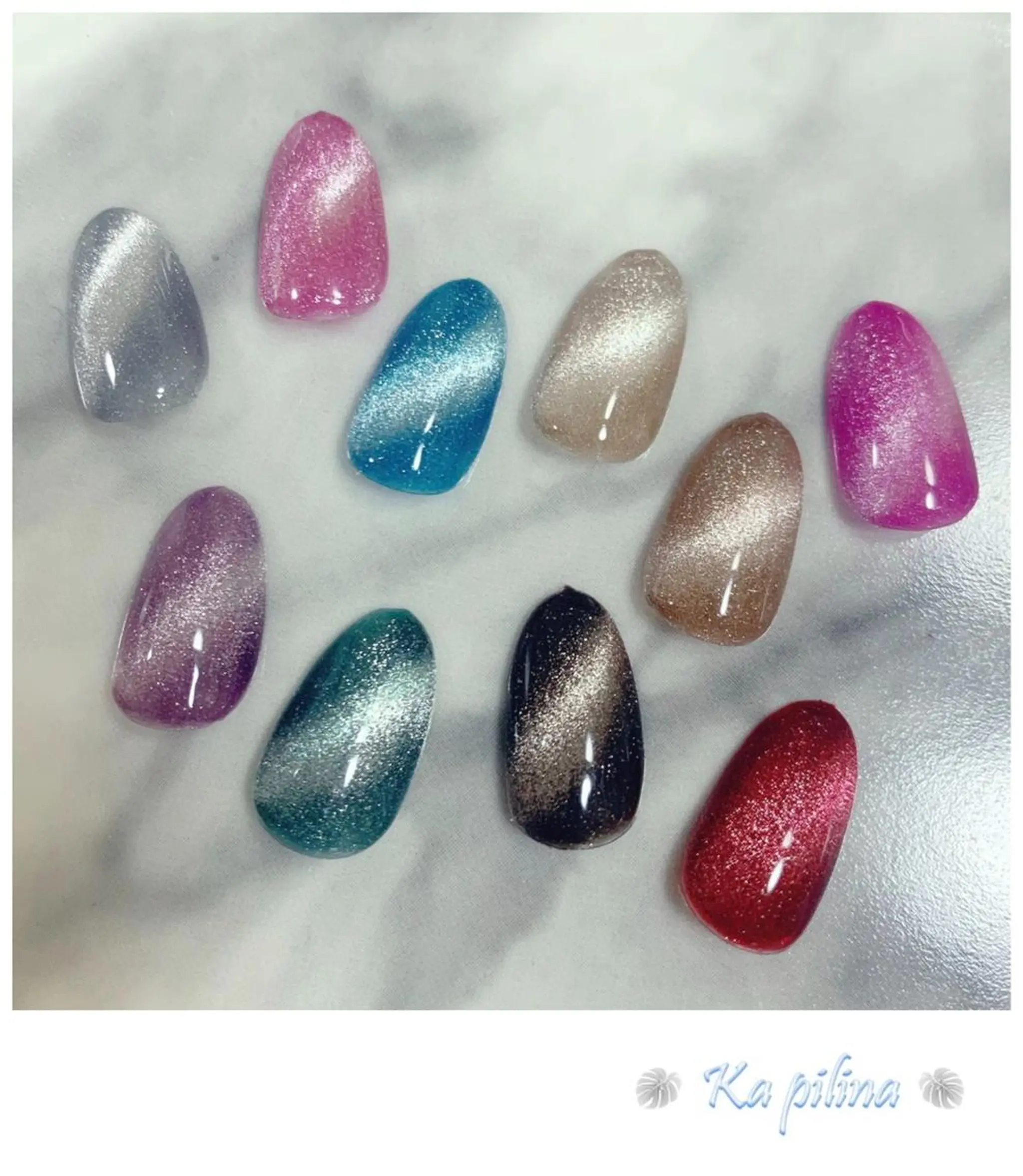 ネイル マグネットネイル Nail salon Ka pilinaのネイルデザイン