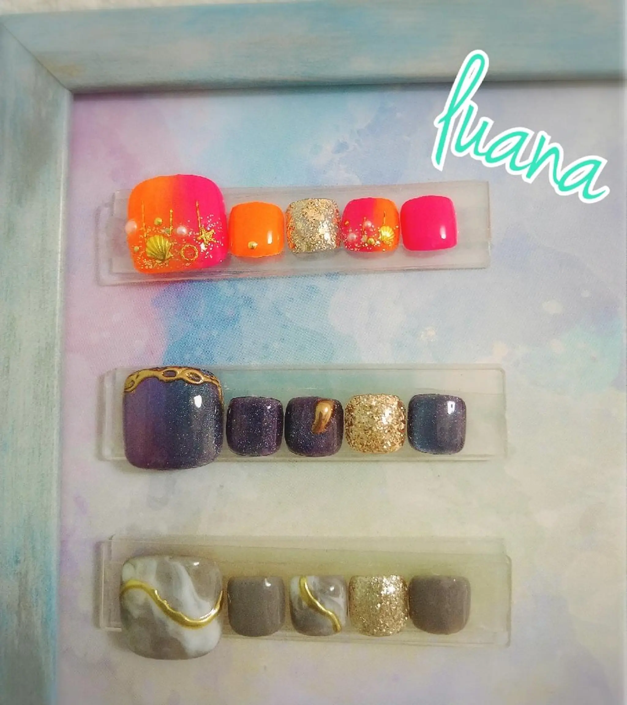 ネイル フットネイル LUANA  TAKAHASHIのネイルデザイン