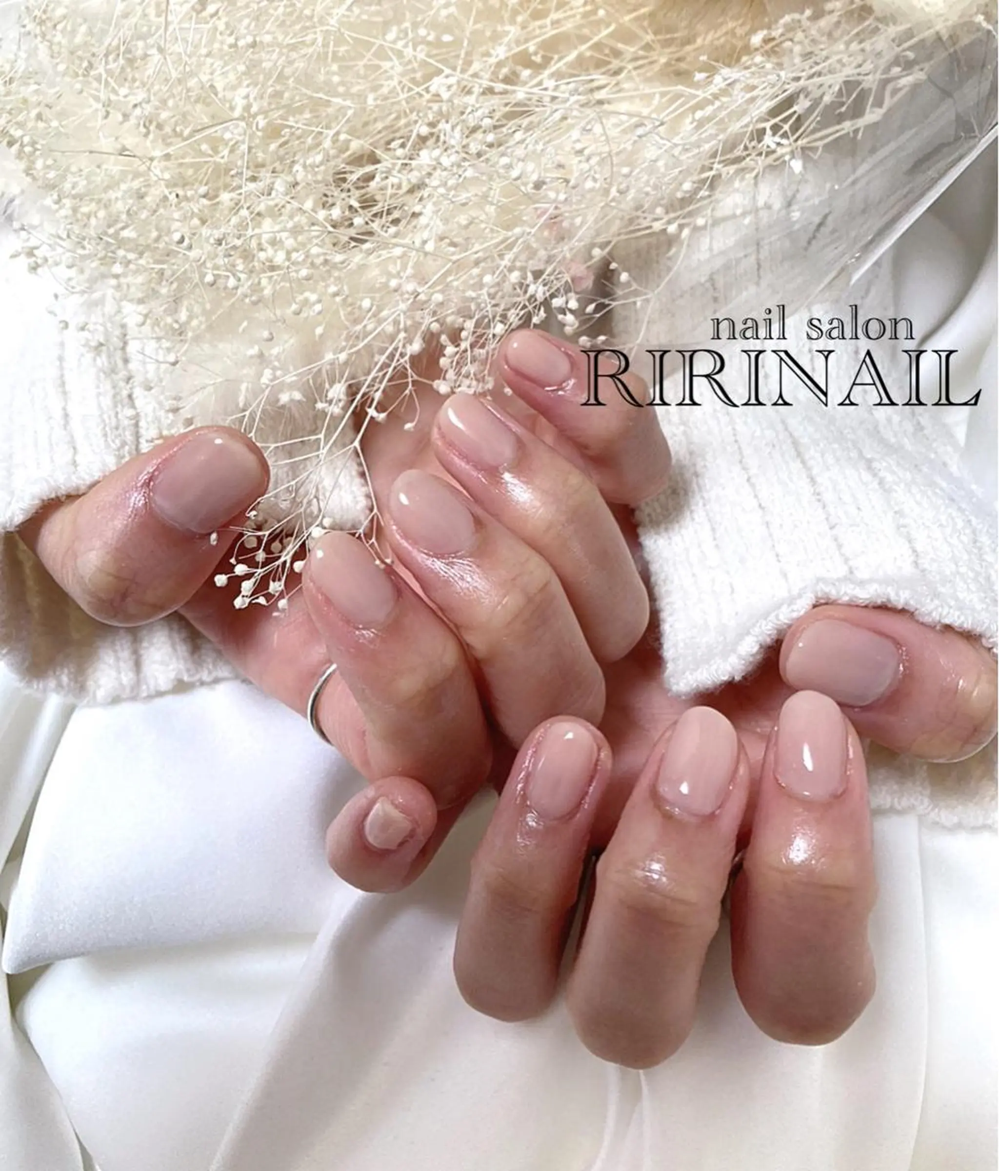 ネイル ホワイト ハンドネイル RIRI NAIL♡のネイルデザイン
