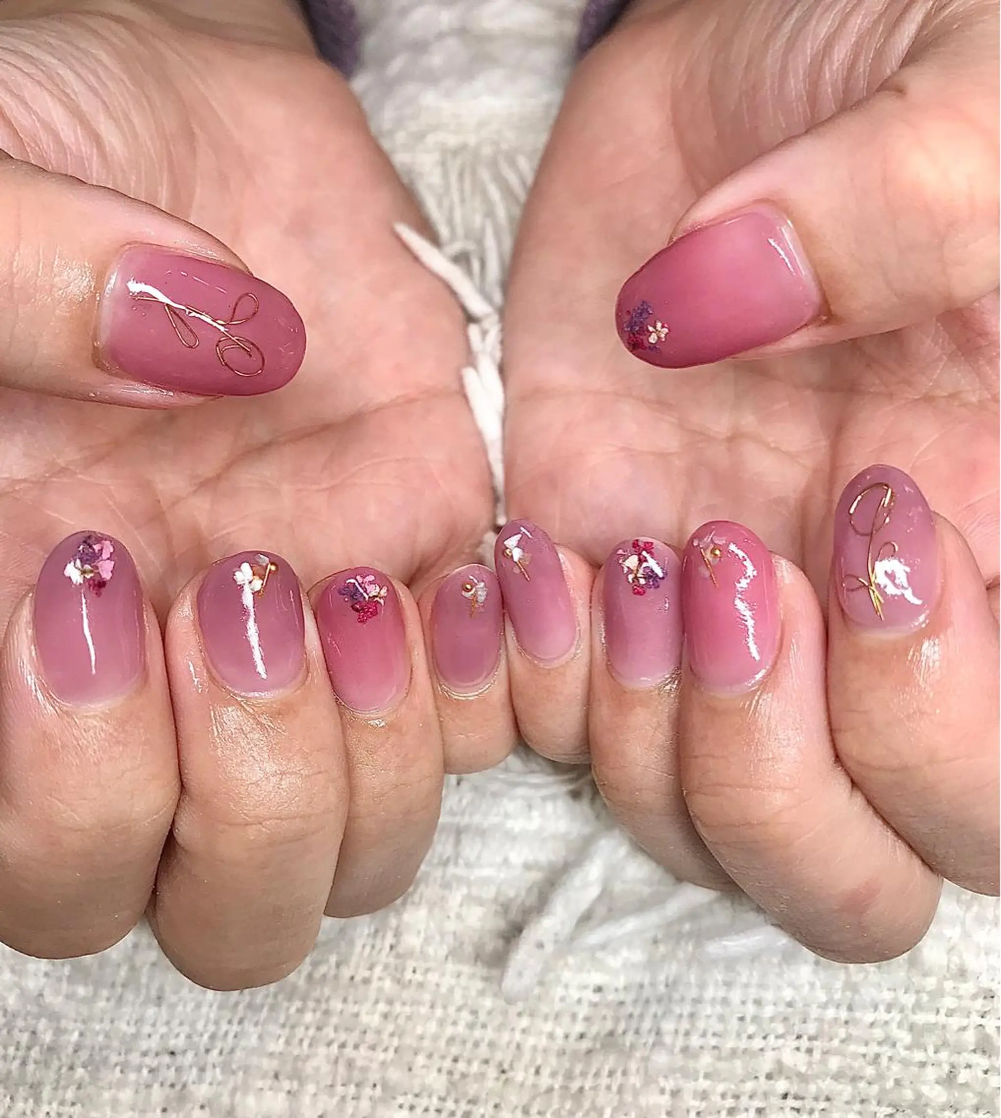 ミディアム カラー パーマ ヘアアレンジ ネイル マツエク・マツパ nail&eye Aoのマツエク・マツパデザイン