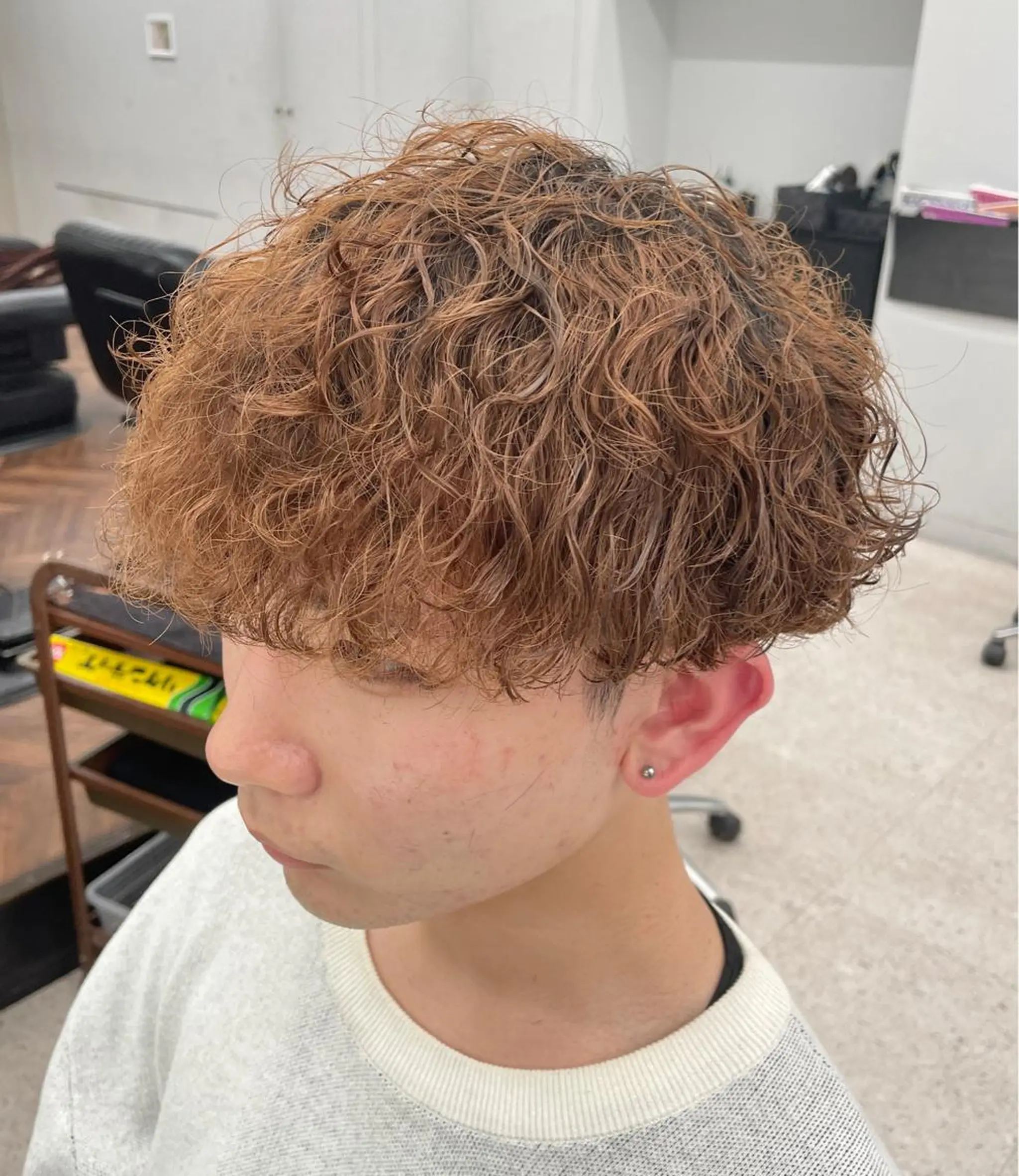 パーマ メンズ メンズスタイリスト✨ 助川龍哉のヘアスタイル