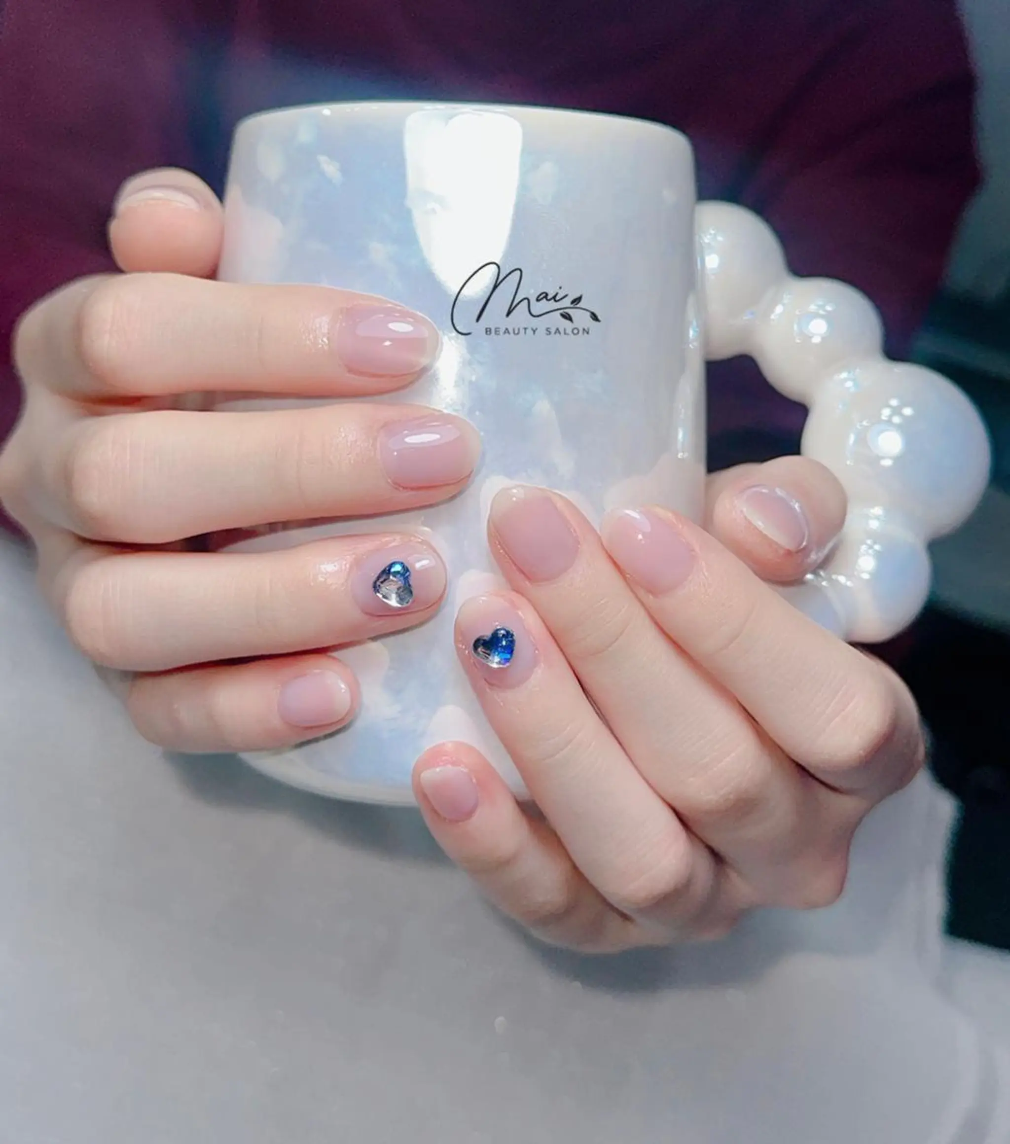 ネイル フットネイル ジェルネイル マグネットネイル パラジェル ワンホンネイル MaiBeauty DanHiのネイルデザイン