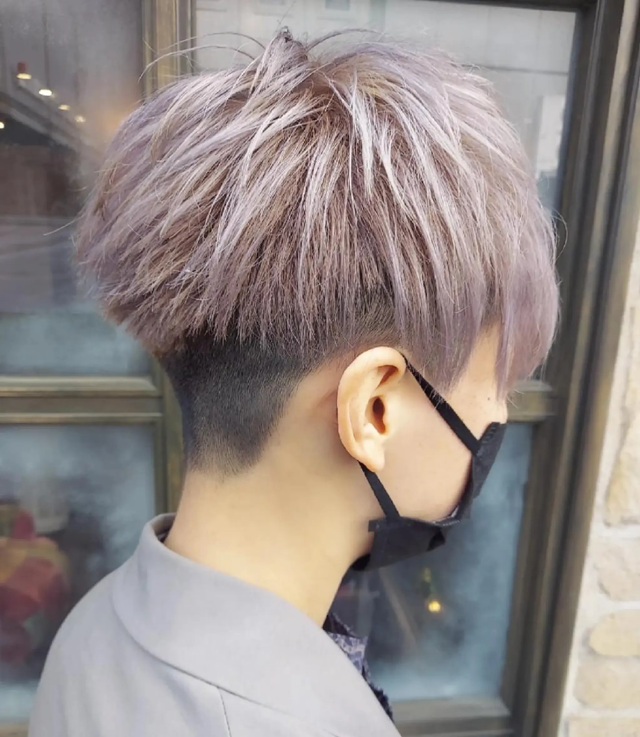 ショート カラー アッシュ シルバー シルバーアッシュ ショートヘア grow上野御徒町【グロウ】所属・ブリーチ・ハイトーン 特化🎉内山のヘアスタイル