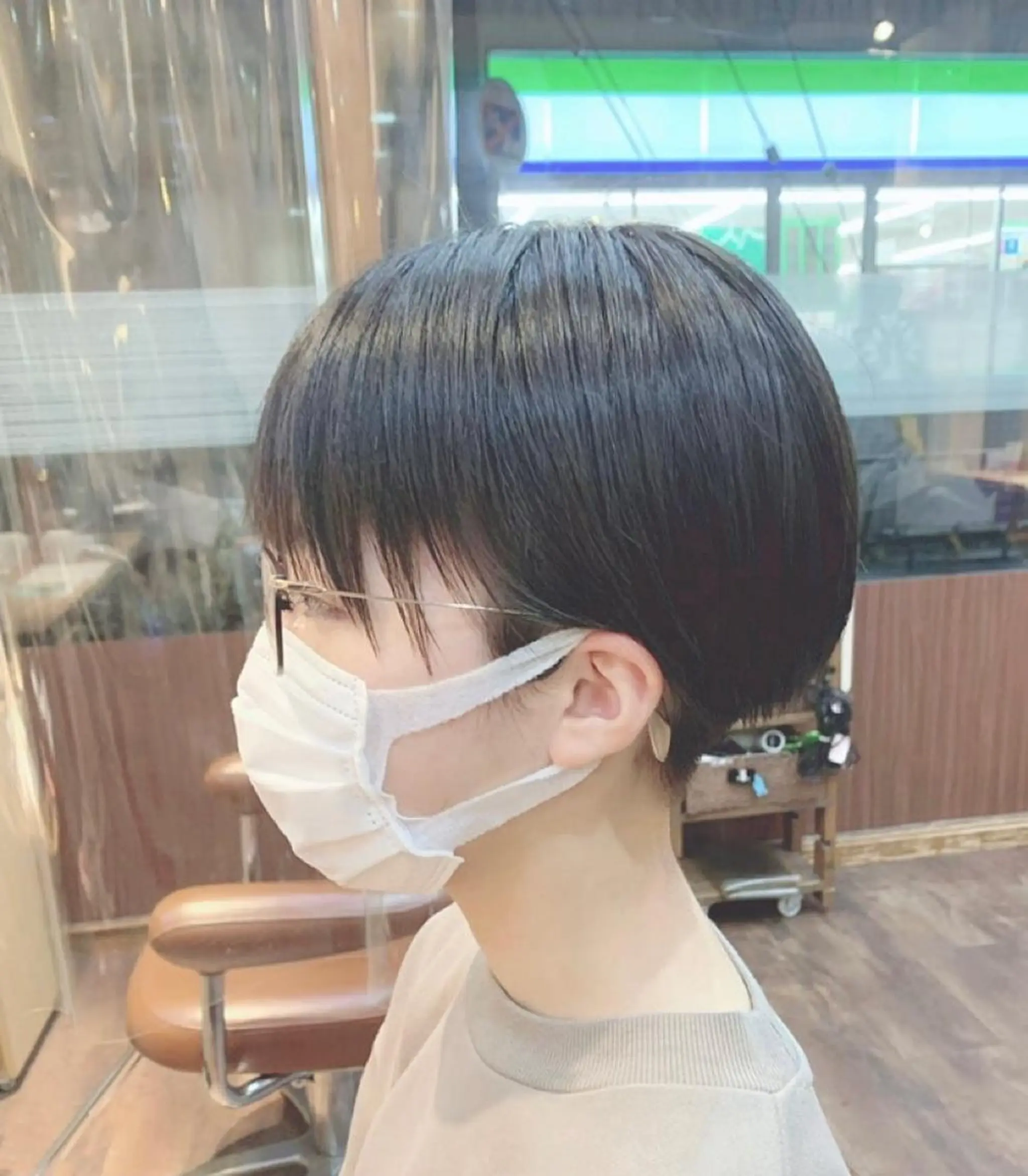 ショート カラー メンズ マッシュ 学生（メンズ向け） 刈り上げ 外国人風カラー 学生 🌿ヤマグチ ユウキ🌿のヘアスタイル