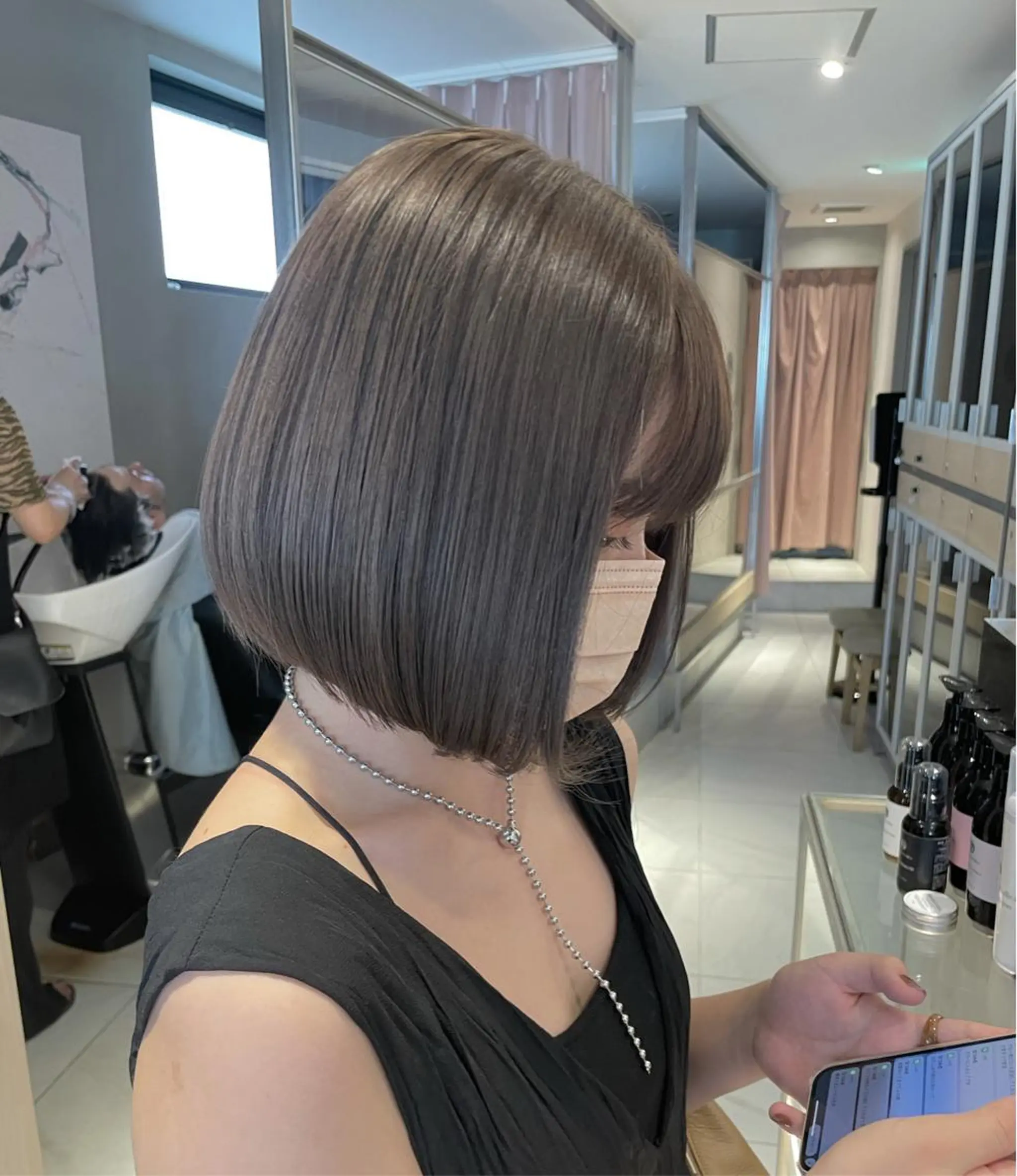 ショート カラー カット ヘアカラー トリートメント ヘッドスパ 柔らか透け感カラー 🌿ムロヤリョウスケのヘアスタイル