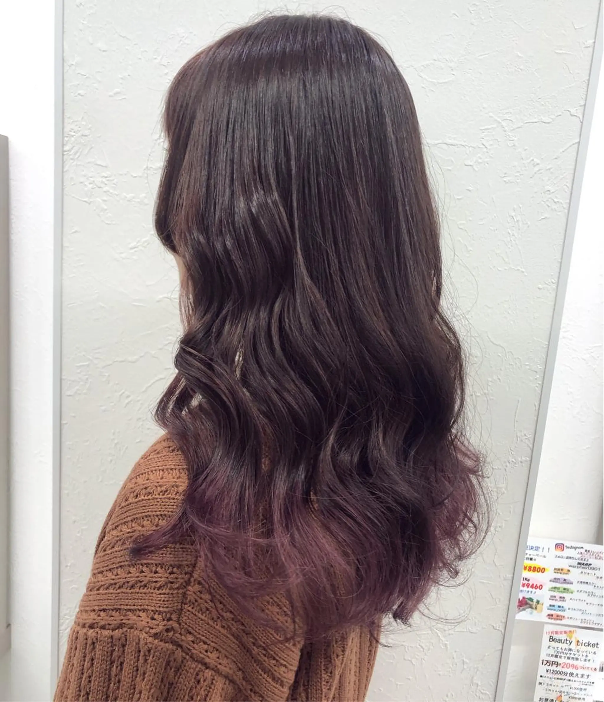 ロング カラー ラベンダーカラー ラベンダーピンク ピンクカラー オルチャンヘア 2nd所属・🤍2nd🤍田所 美希のヘアスタイル