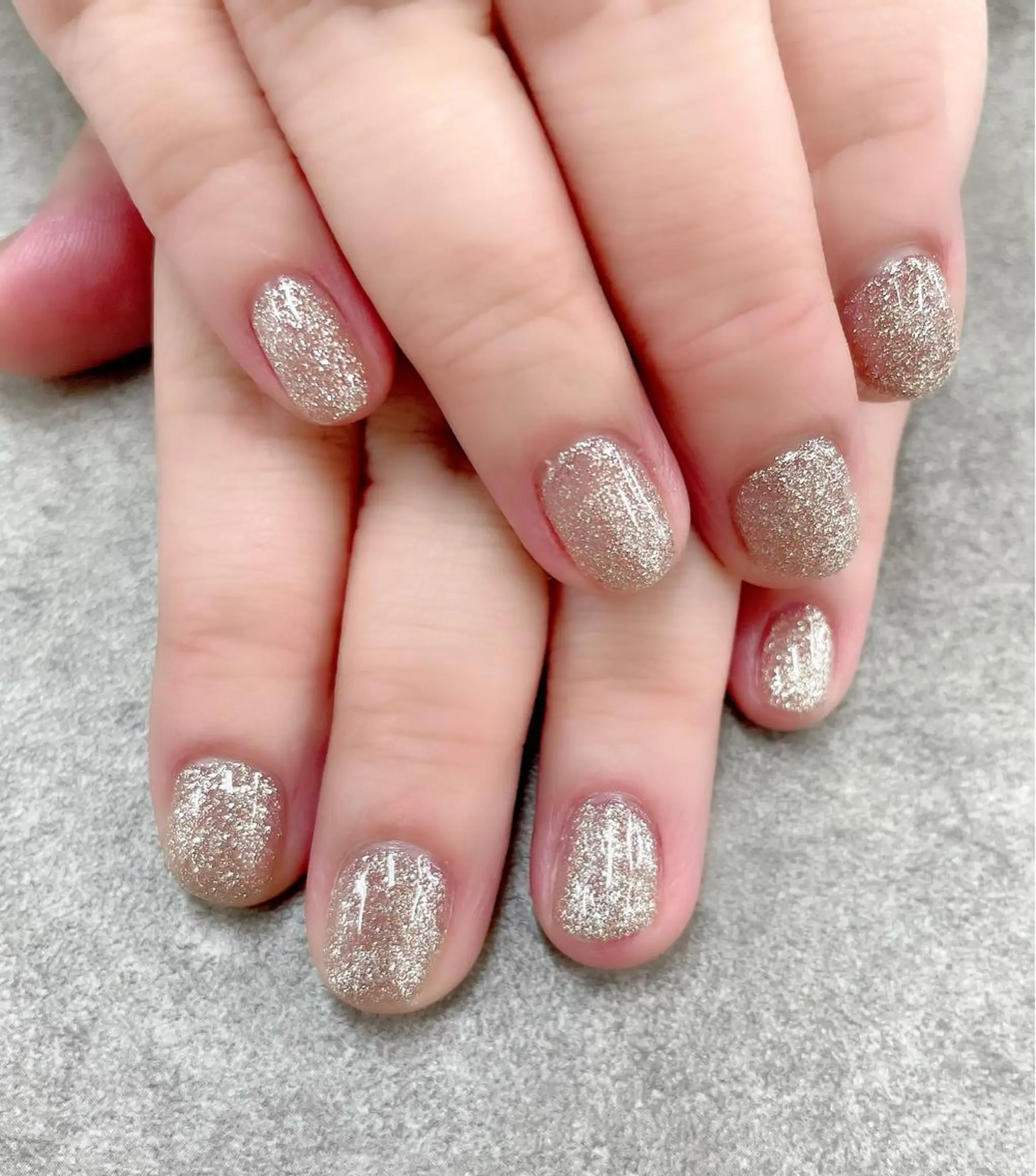 ネイル ラメ(グリッター) ワンカラーネイル eclat BEAUTY NAIL SALON所属・eclat 🍓Yoshidaのネイルデザイン