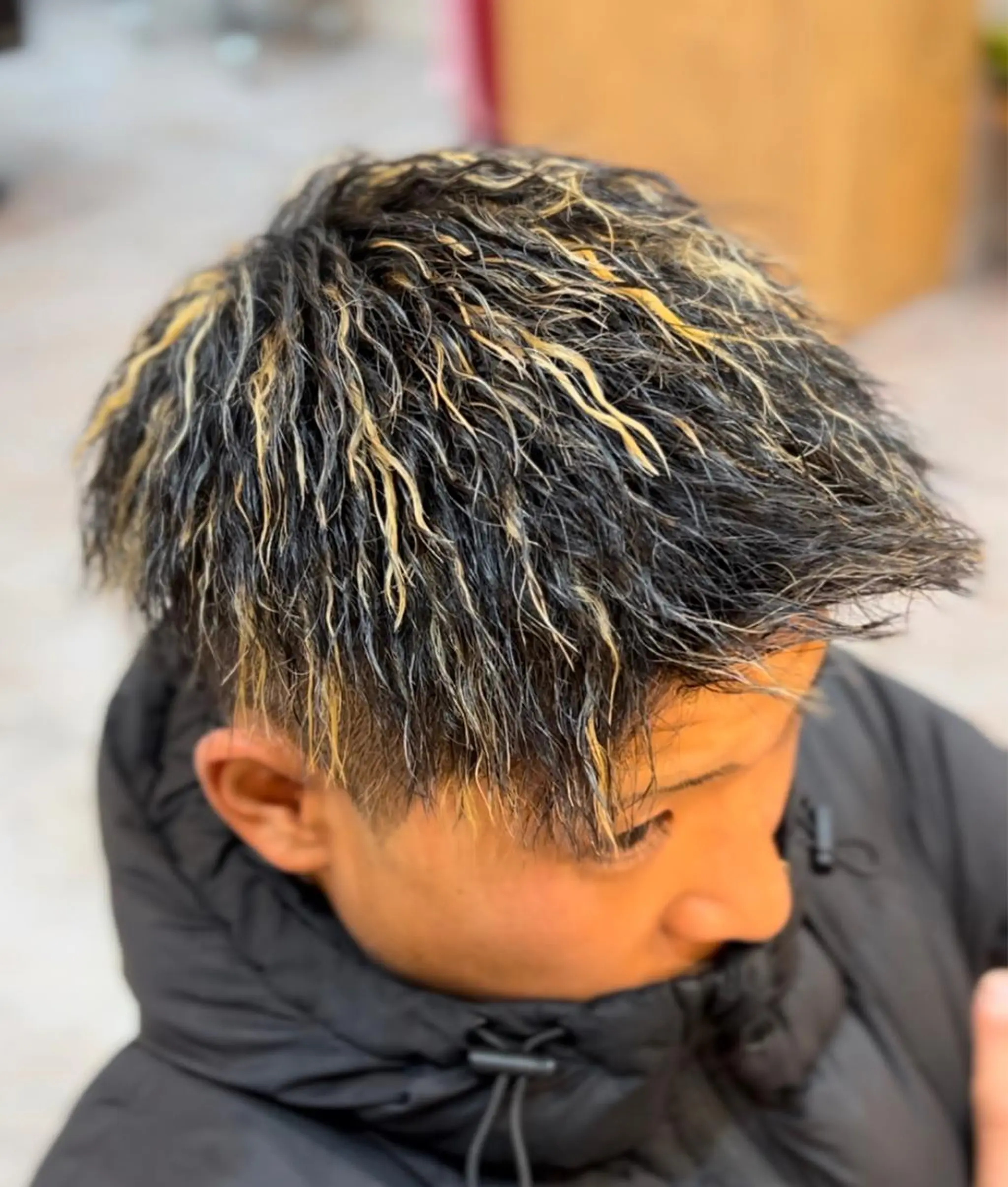 ショート メンズ カット ヘアカラー パーマ メンズ専門 花瀬弘晃のヘアスタイル