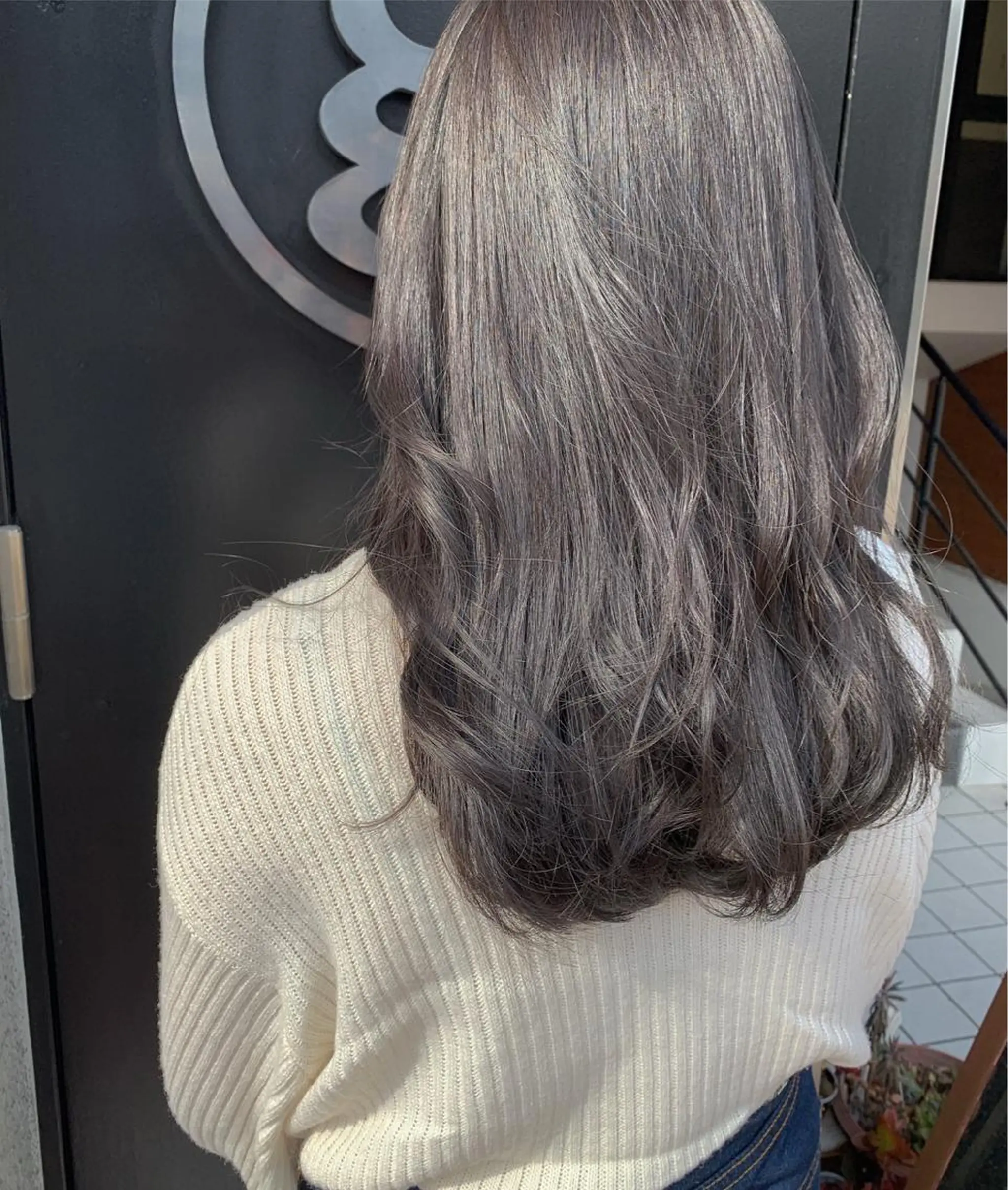 ロング カット ヘアカラー トリートメント 萌花 moeka /韓国/レイヤーのヘアスタイル