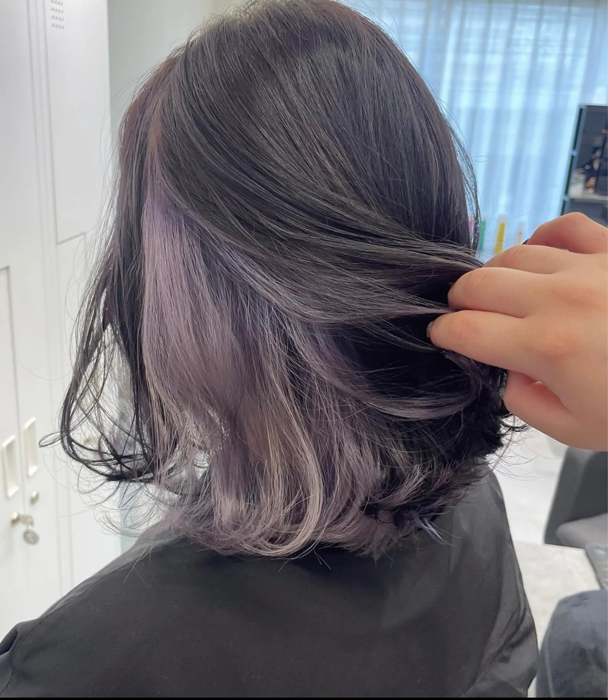ミディアム カラー ヘアカラー ate.心斎橋 RYUKAのヘアスタイル