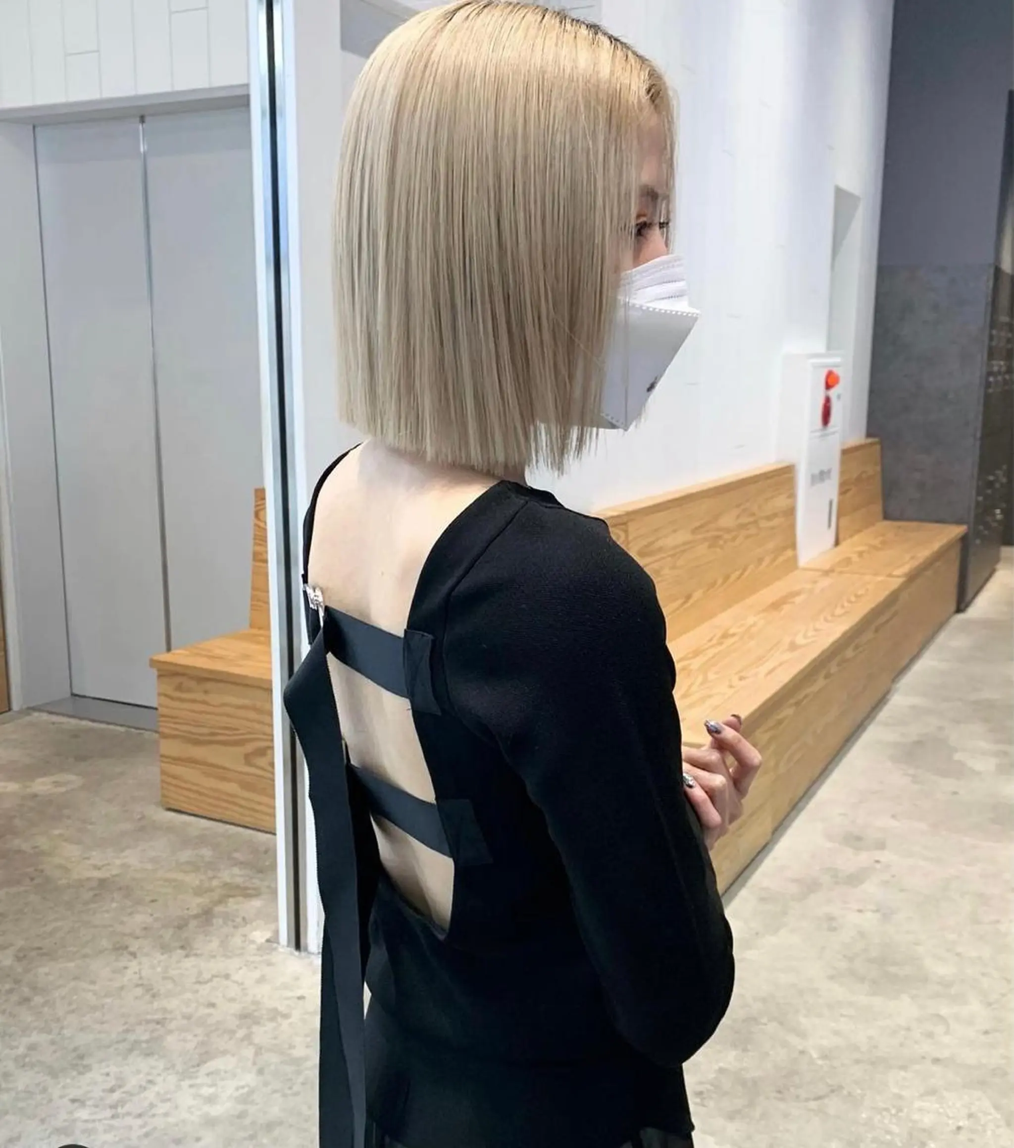 ショート カラー 田川 弥空のヘアスタイル