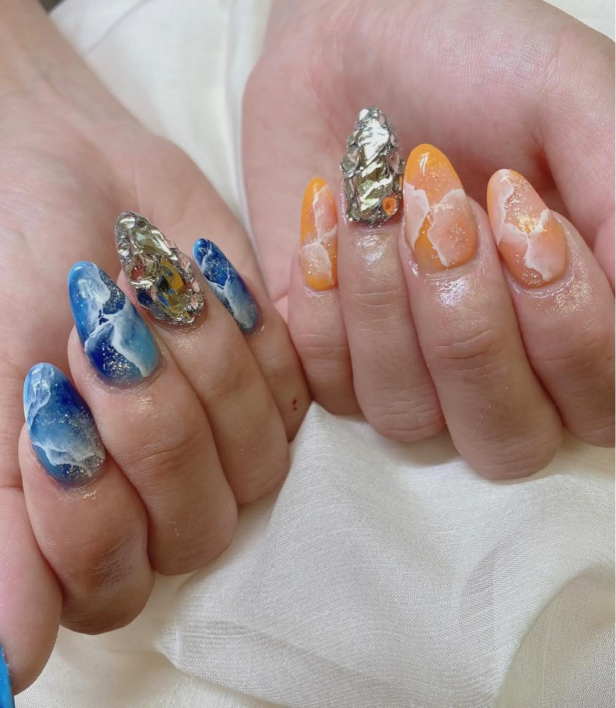 ミディアム ハンドネイル JNA認定講師🌸 RIEのネイルデザイン
