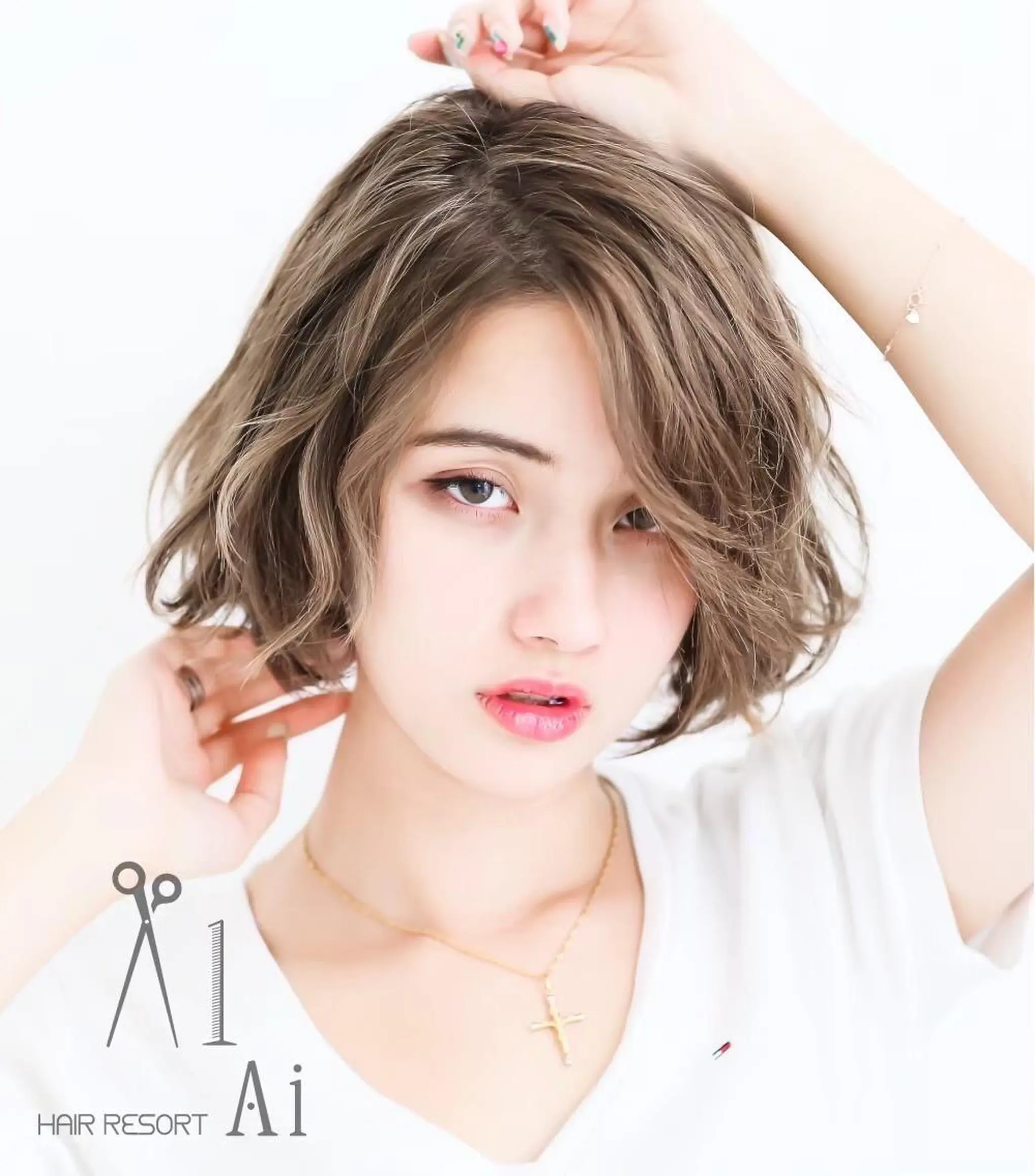 ショート パーマ ヘアアレンジ 遠藤歩未/ EX秋葉原店のヘアスタイル