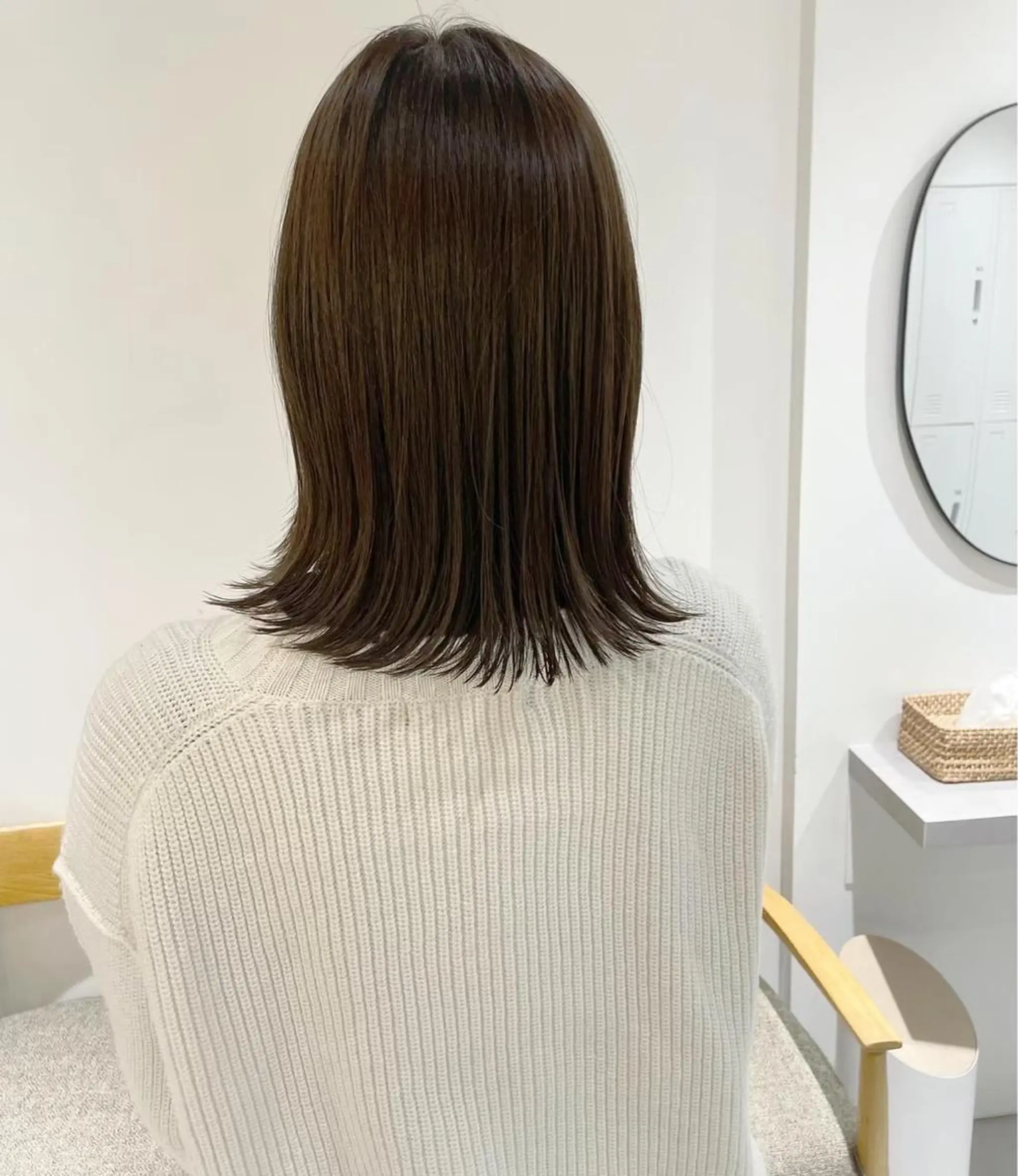 ミディアム カラー ヘアカラー 池田 未瑠のヘアスタイル