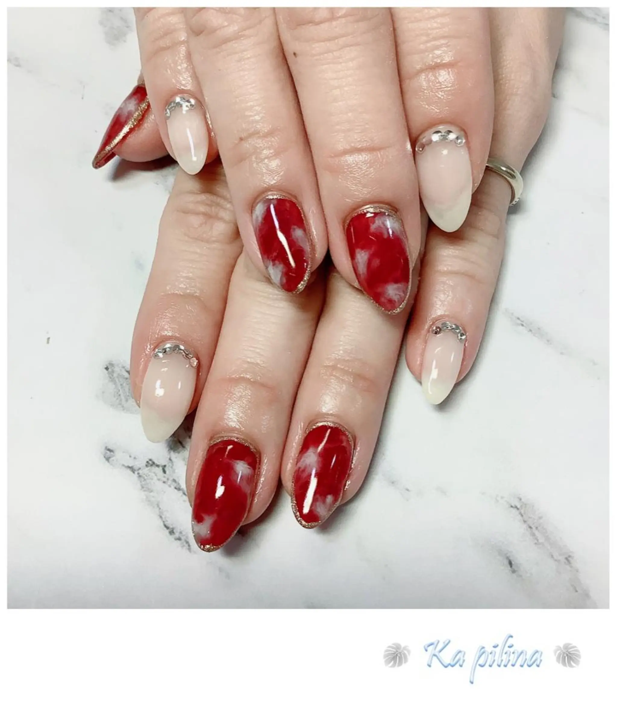 ネイル ニュアンスネイル Nail salon Ka pilinaのネイルデザイン