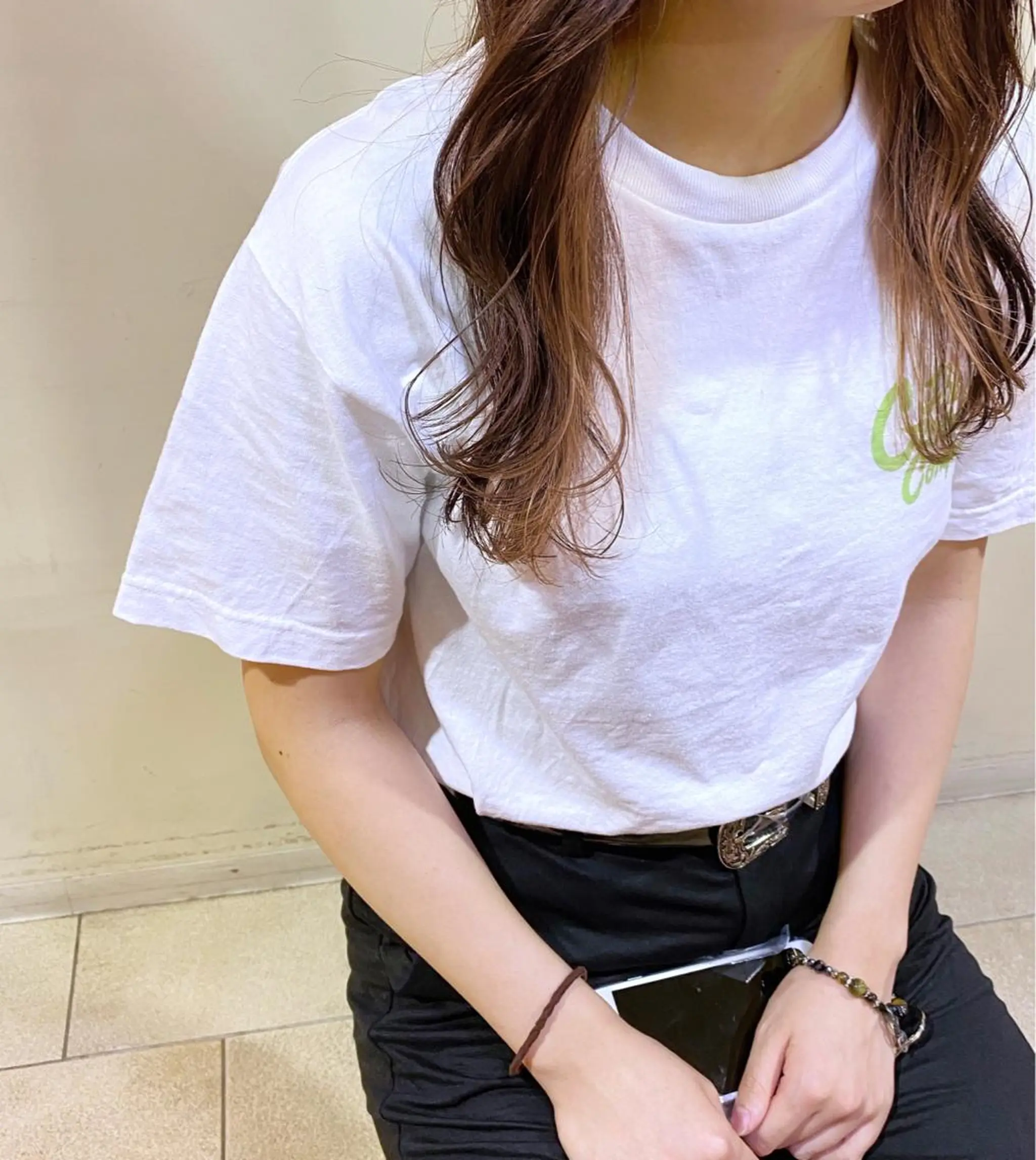 ロング カラー カット ヘアカラー Happiness河原町店所属・進 詩織のヘアスタイル