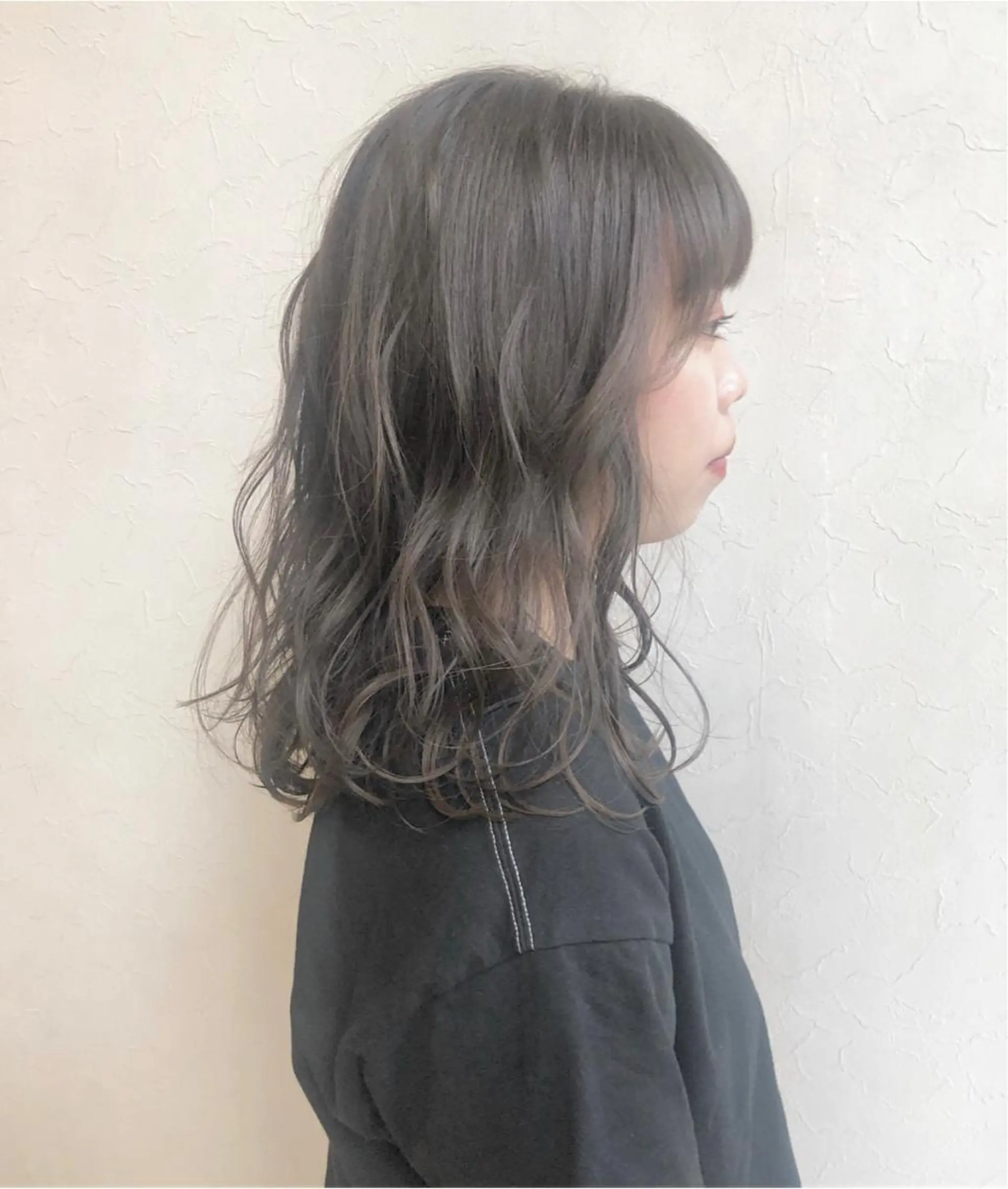 セミロング カラー nakahara madokaのヘアスタイル
