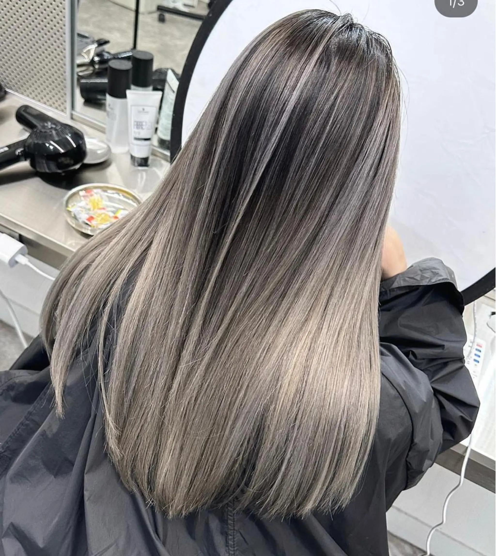 ロング ヘアカラー バレイヤージュモデル 小林匠❤️‍🔥のヘアスタイル