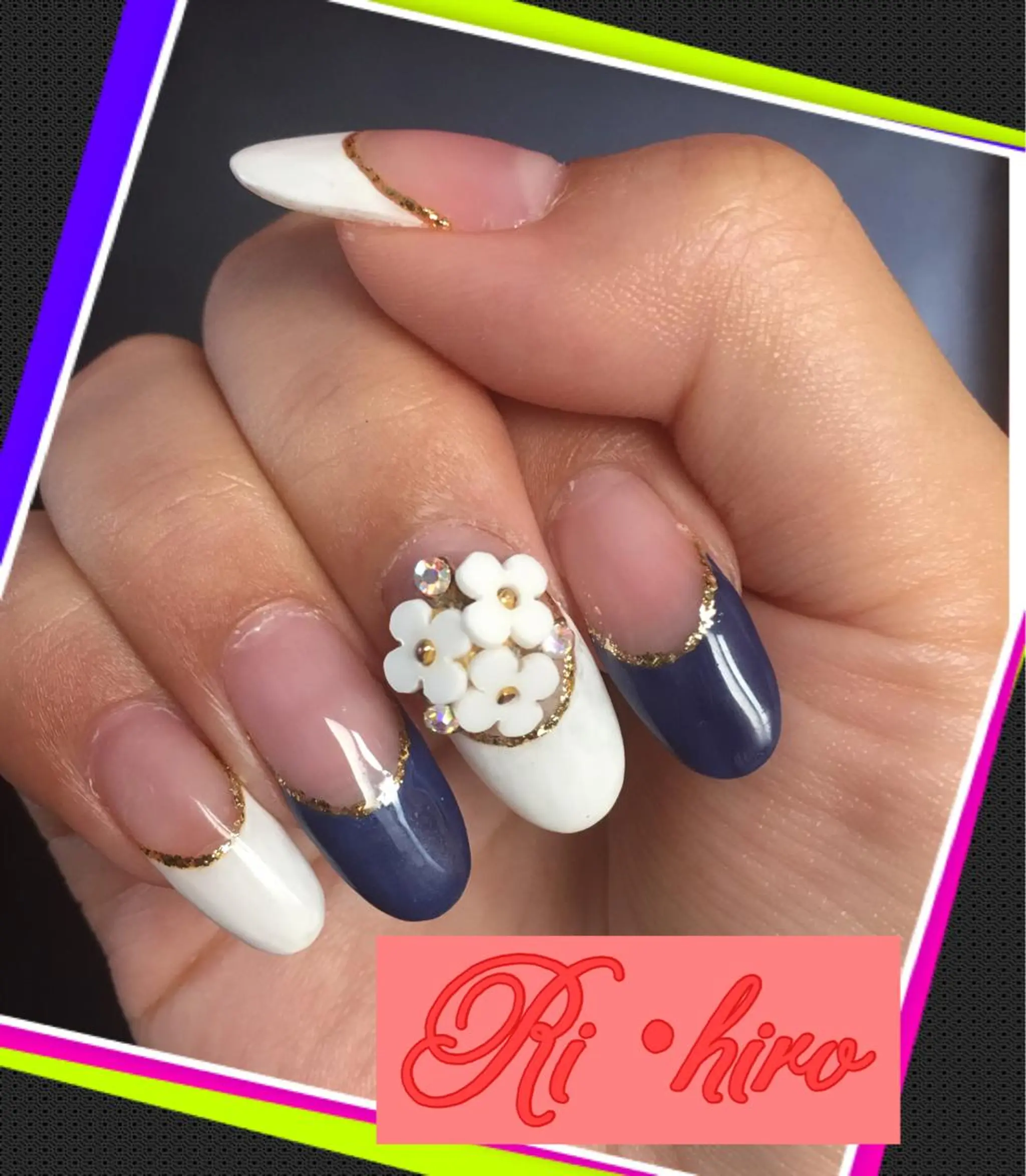 ネイル ネイル＆フラワーサロン〜Ri✦hiro〜鳥栖店所属・HIRATA RIEのネイルデザイン