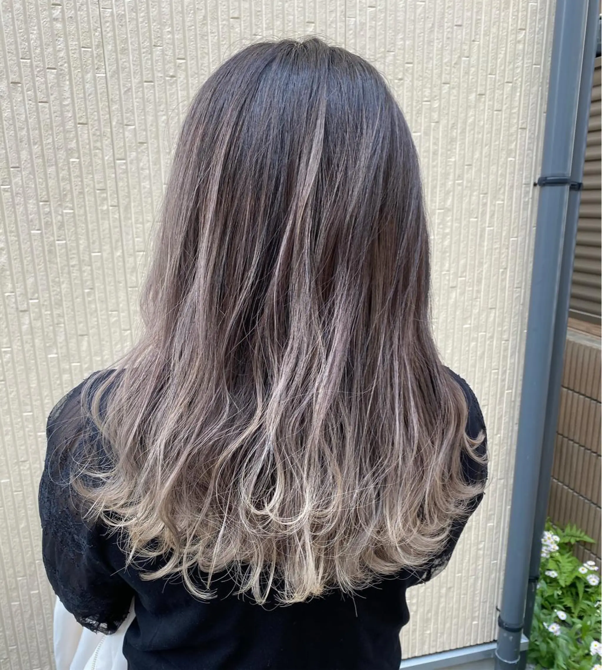 ミディアム カラー ヘアアレンジ ヘアカラー トリートメント 遠藤 拓馬のヘアスタイル