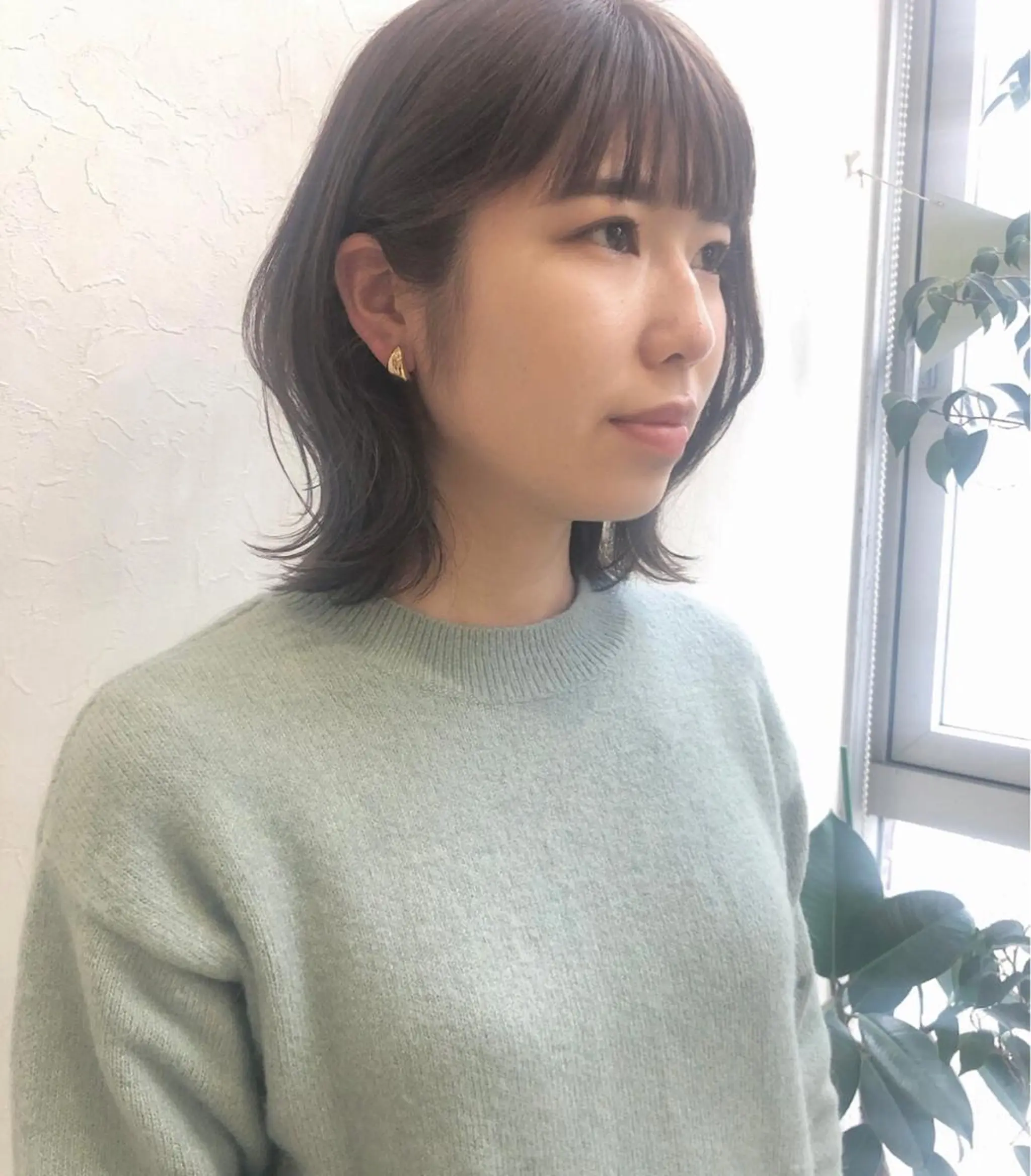 ミディアム カラー nakahara madokaのヘアスタイル