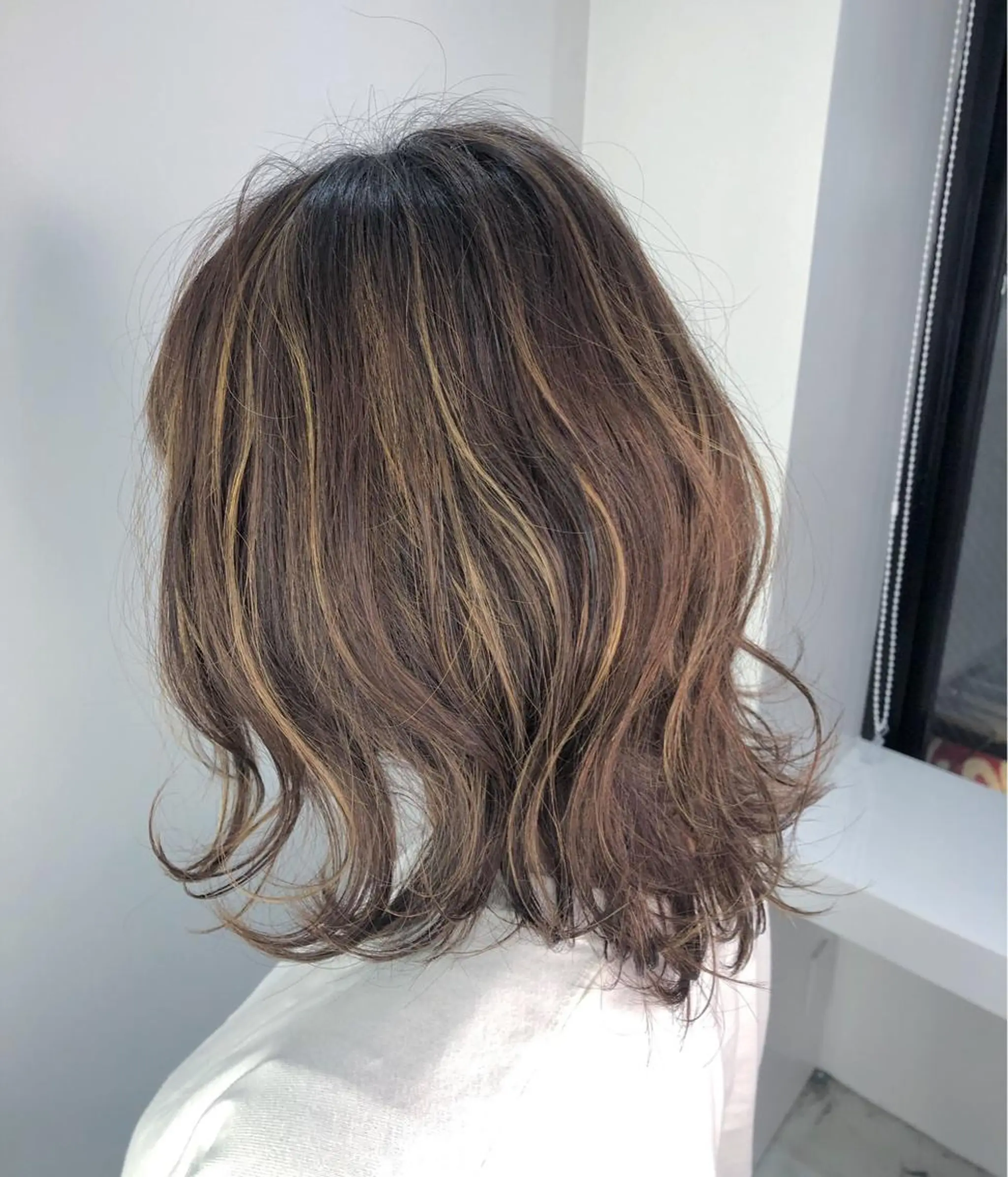 ミディアム カラー ヘアカラー トリートメント ☕️ベージュカラー 内藤光哉☕️のヘアスタイル