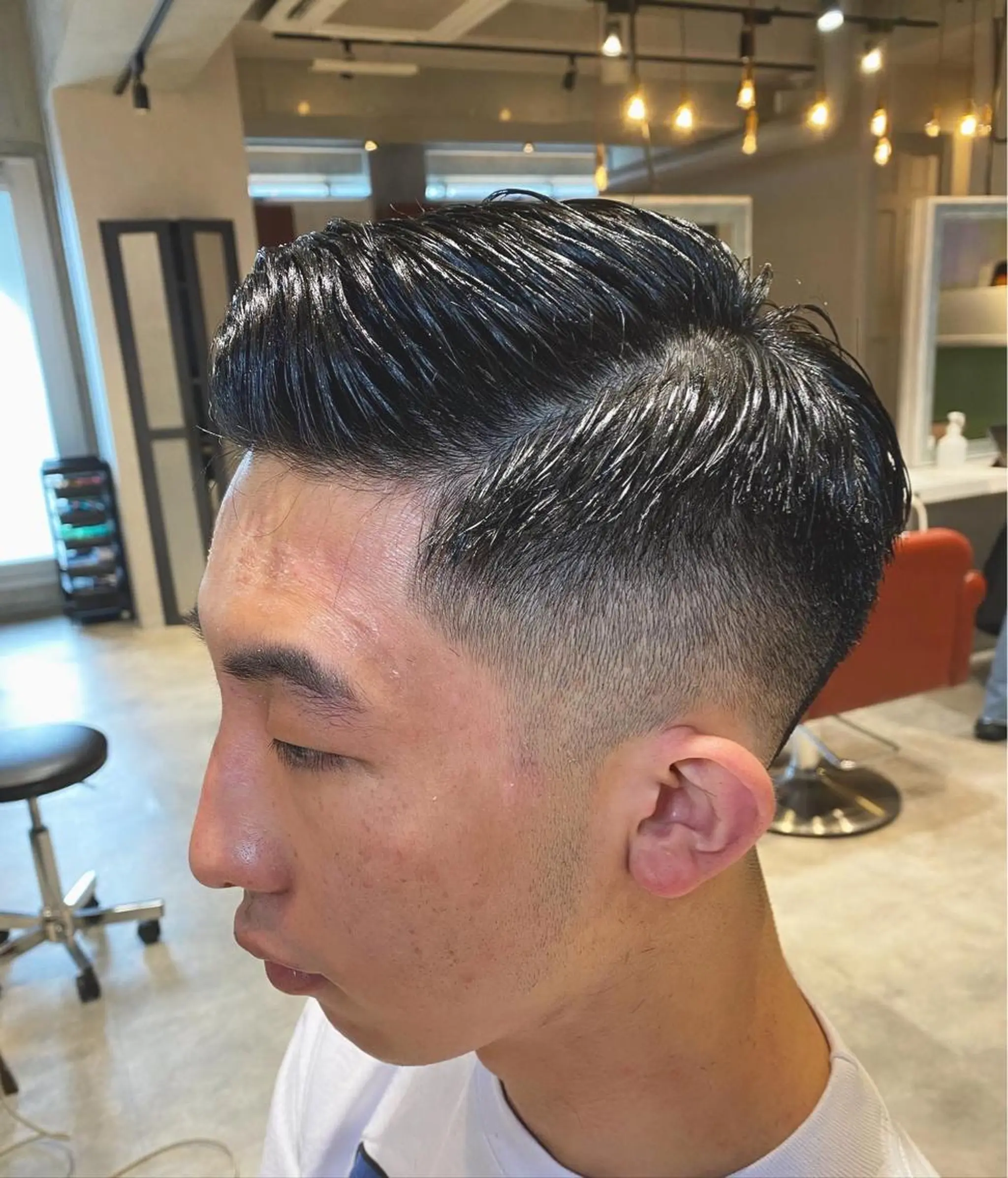 メンズ フェードカット 七三 SALOWIN 原宿ILSalice所属・ナチュラル特化 低価格/ＪＯのヘアスタイル