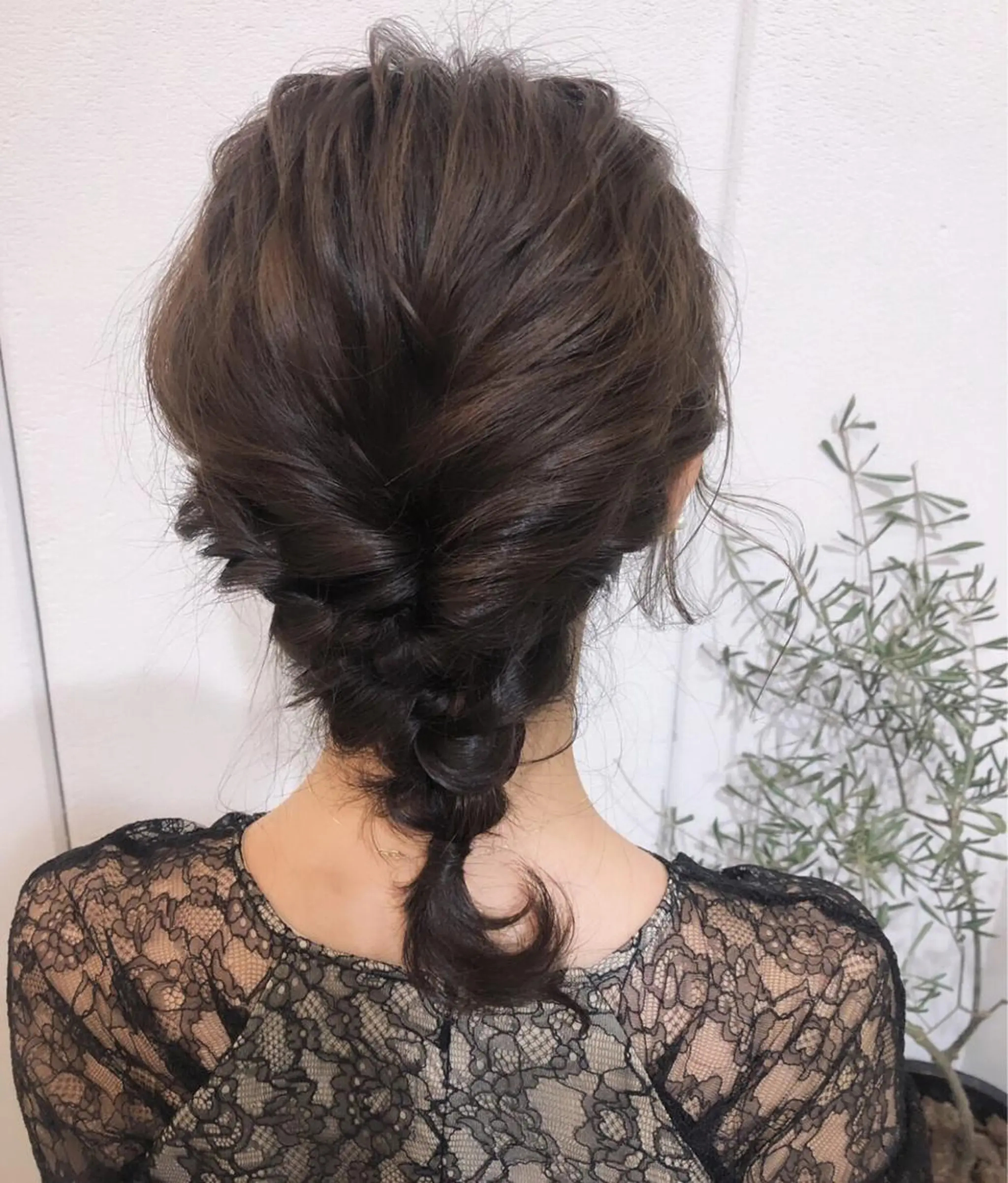 セミロング カラー ヘアアレンジ 関谷 あいみのヘアスタイル
