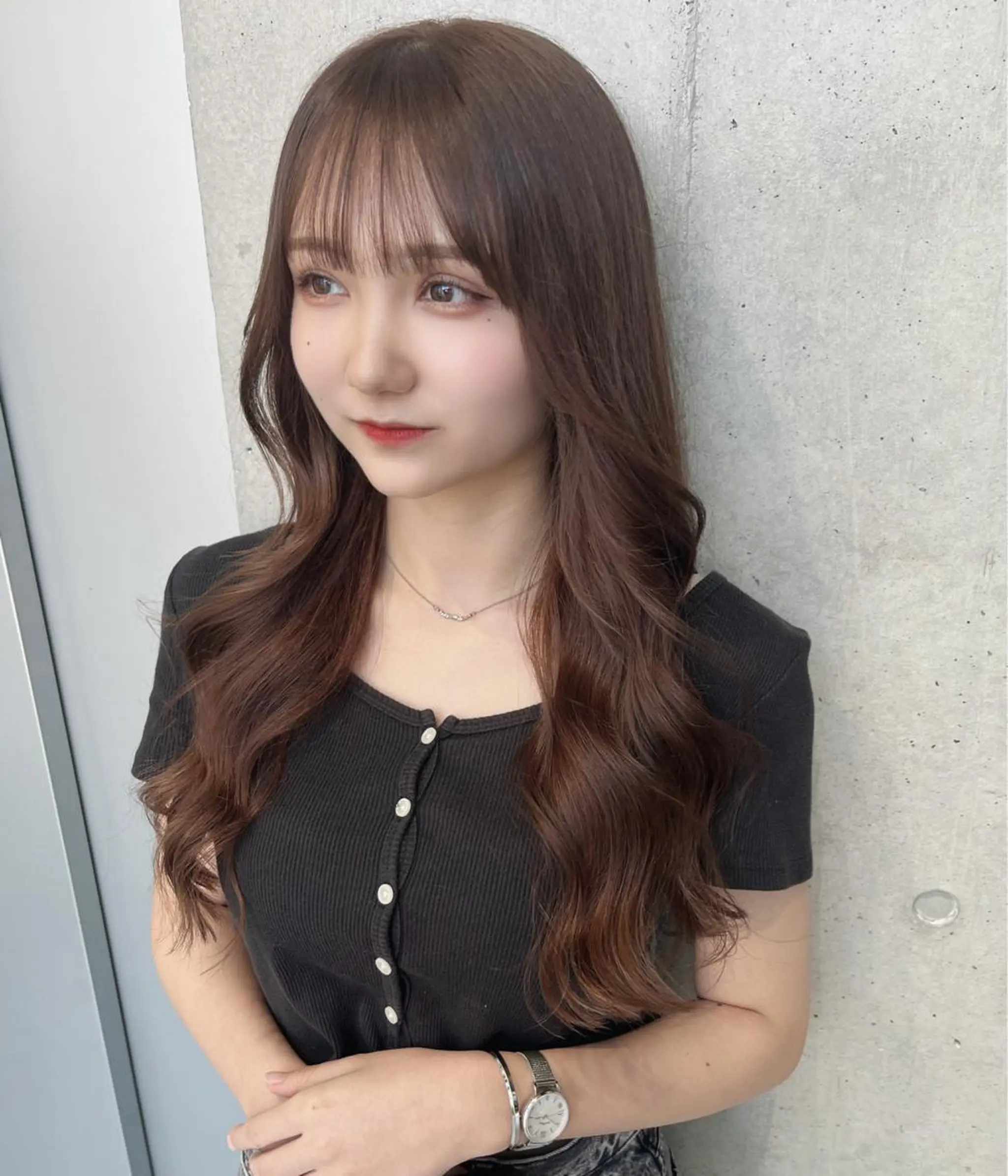 ロング カラー パーマ ヘアアレンジ メンズ キッズ ネイル マツエク・マツパ アイブロウ ブラウン カット ヘアカラー トリートメント 🌸グレージュ/ 艶髪🌸yutaのヘアスタイル
