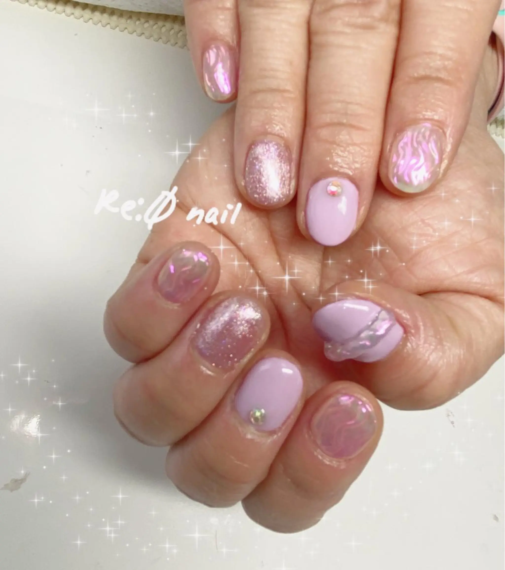 ネイル Re:Ø nail 🩵TSUJIのネイルデザイン