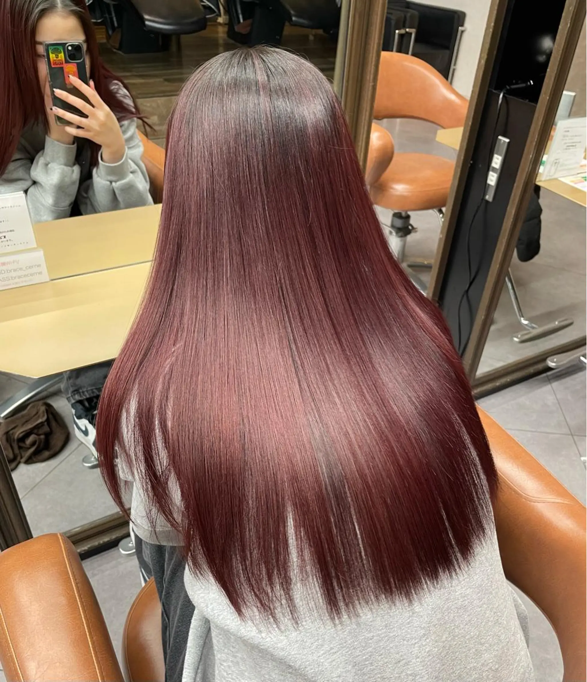 ロング ヘアアレンジ カット ヘアカラー トリートメント 西谷 さきのヘアスタイル
