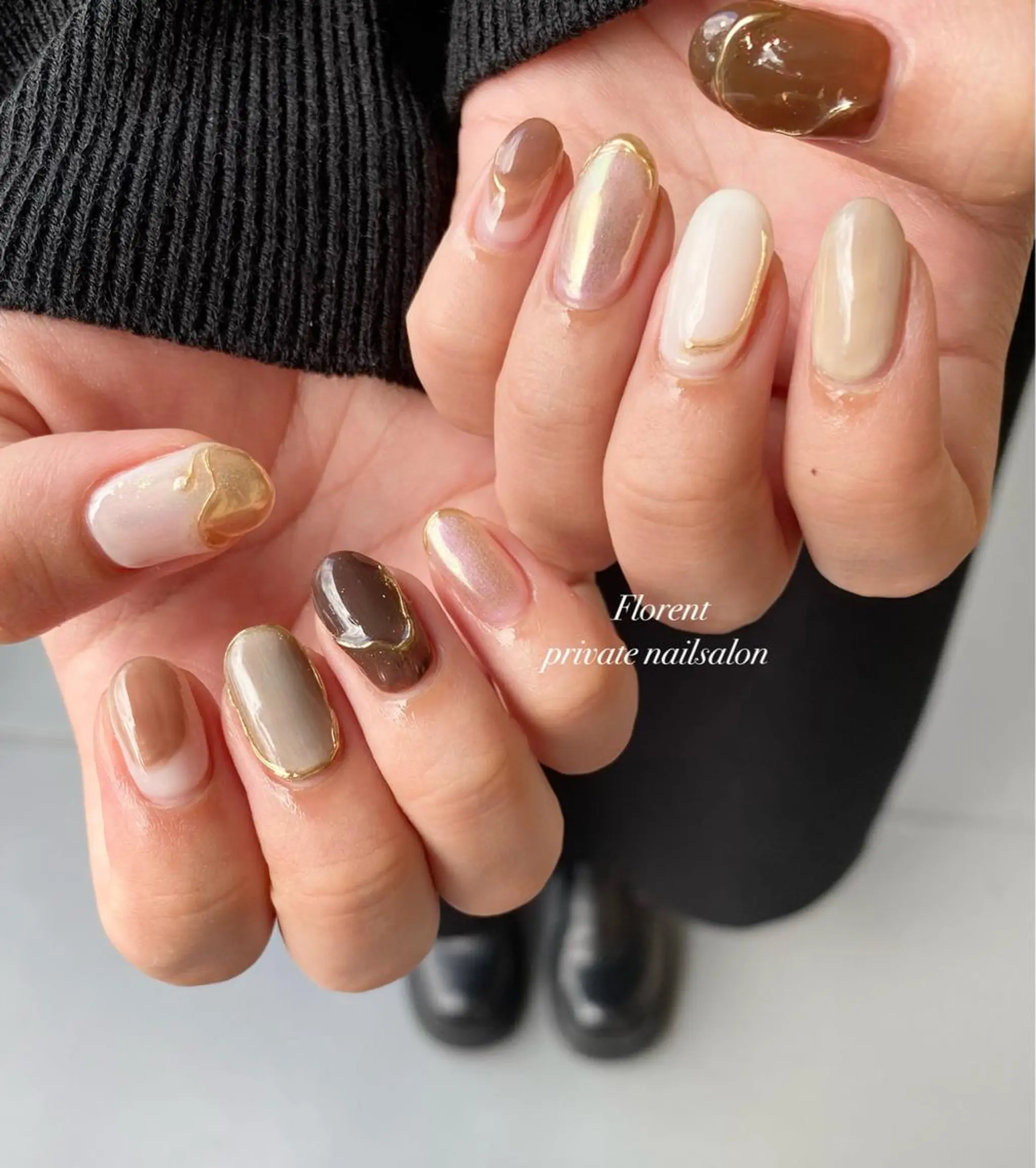 ネイル ハンドネイル florent nailのネイルデザイン