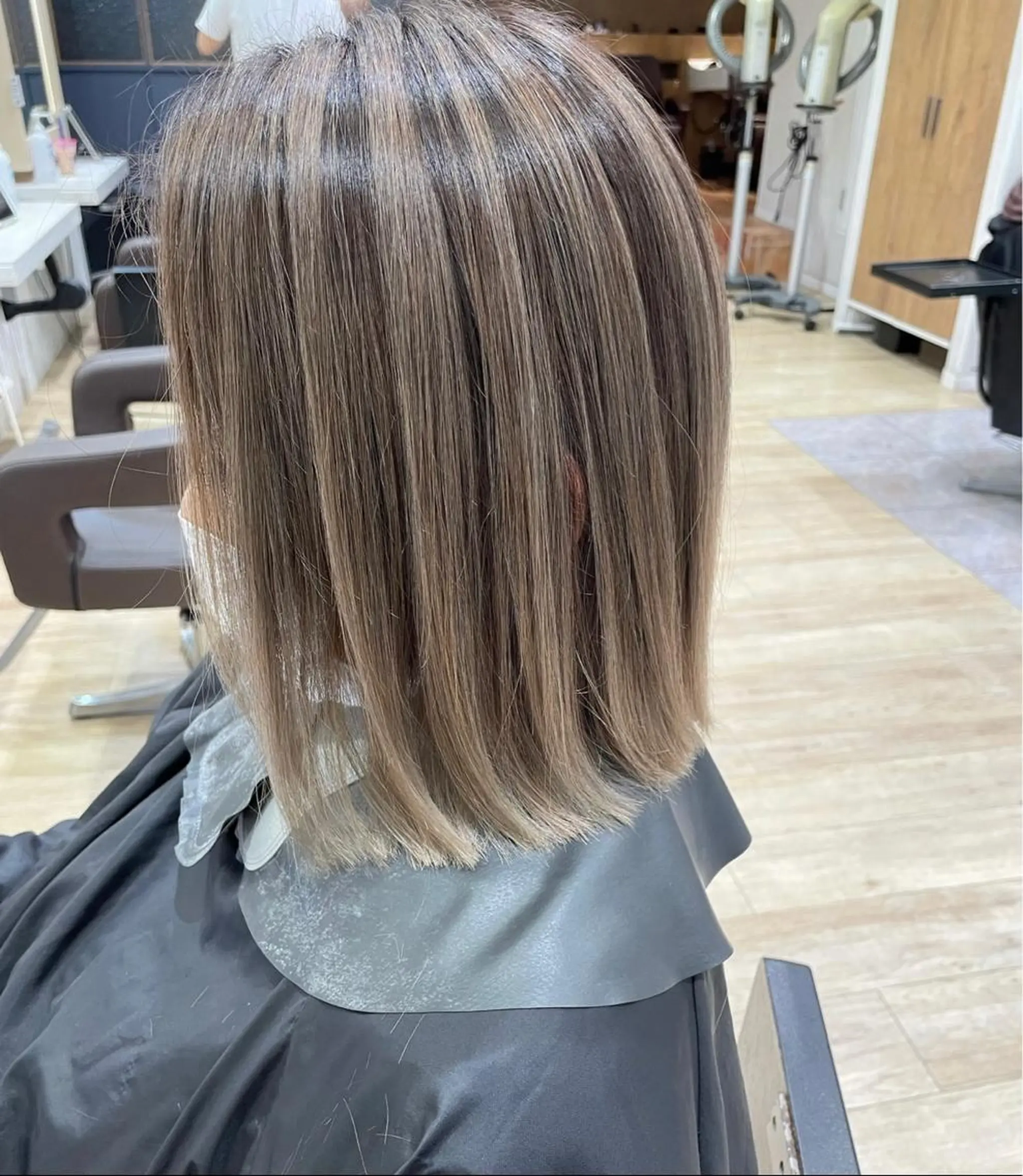 ミディアム カラー カット ヘアカラー ❤️ダブルカラー 髪質改善❤️SAYAのヘアスタイル