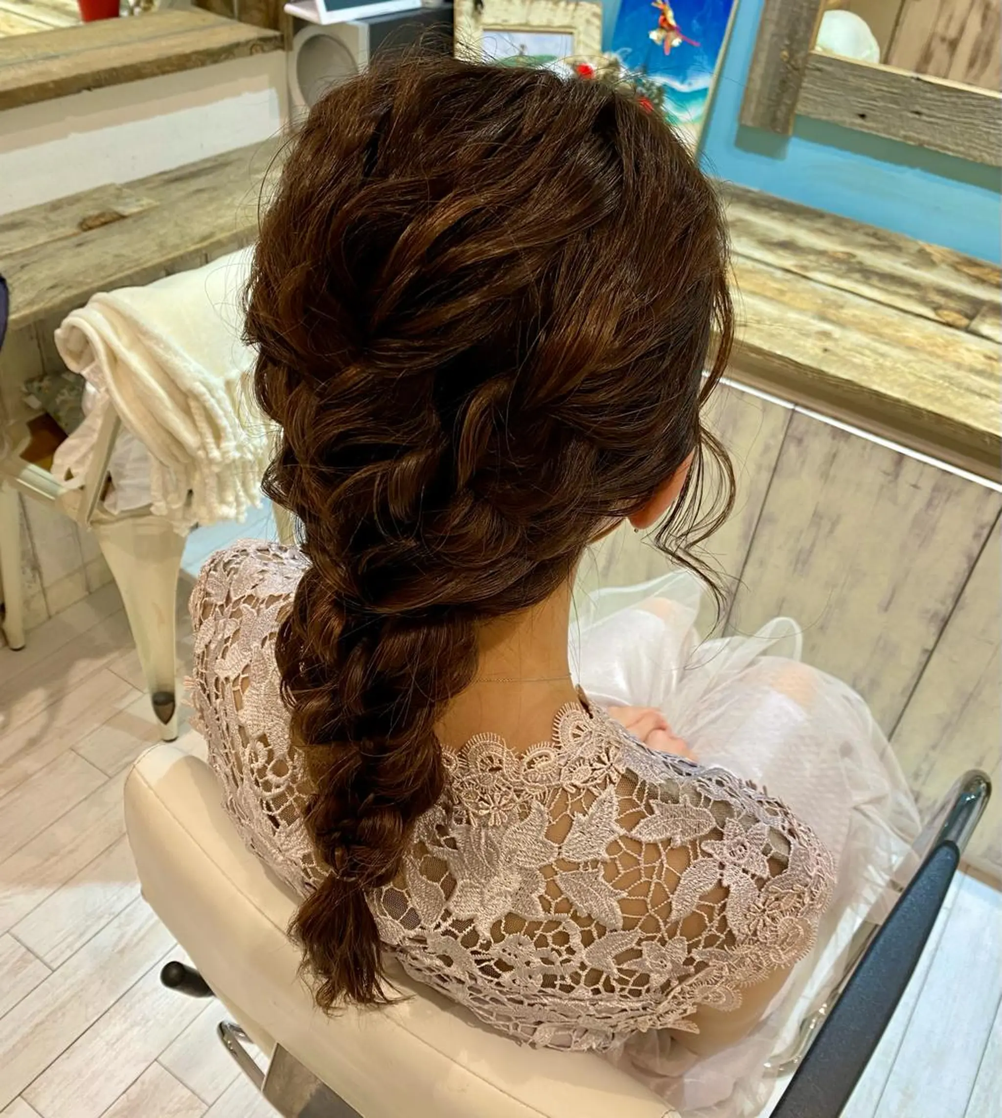 ロング ヘアセット 博多美容室♡ 髪質改善/艶カラーのヘアスタイル