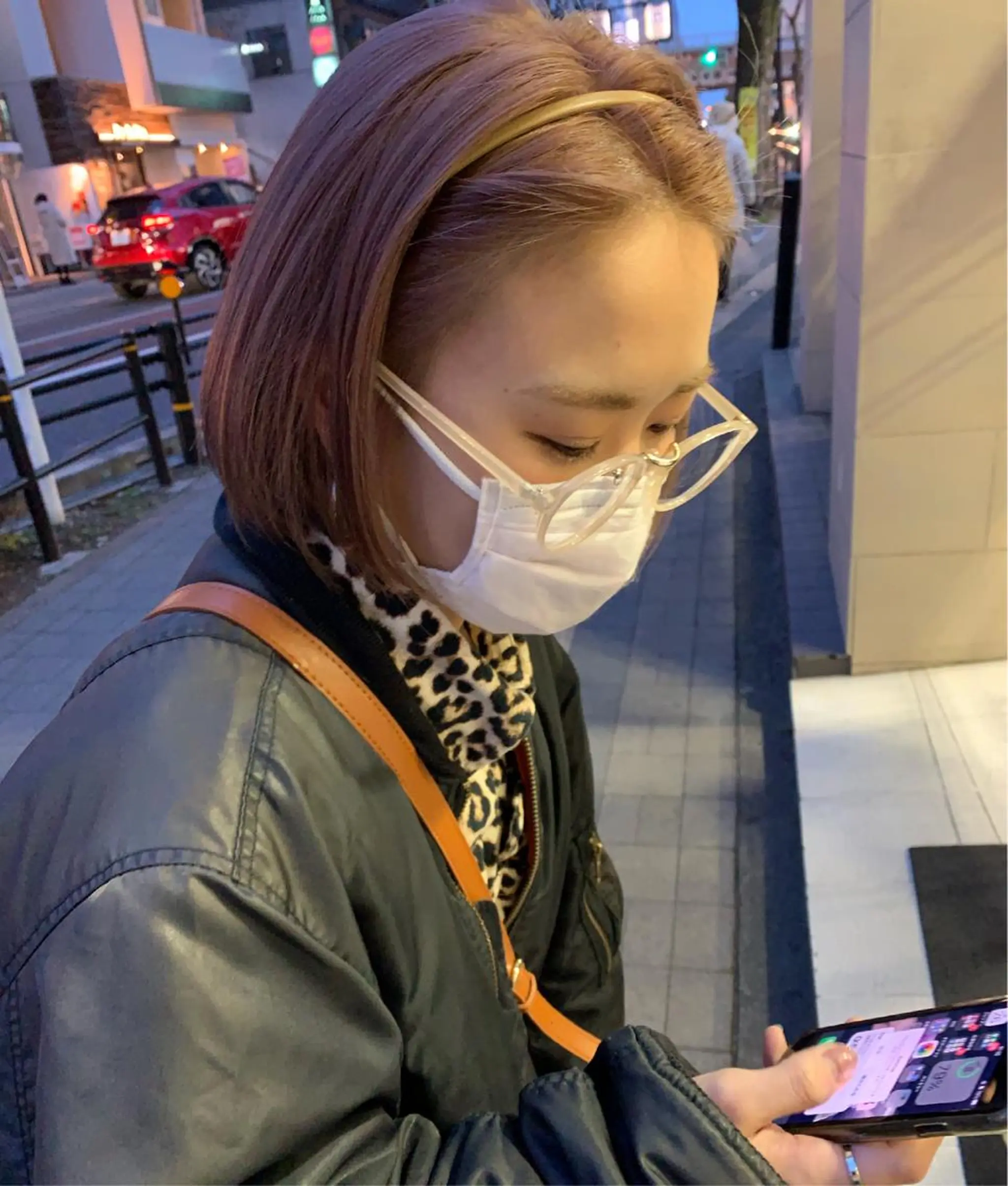 ショート パーソナルカラー 藤本夢のヘアスタイル