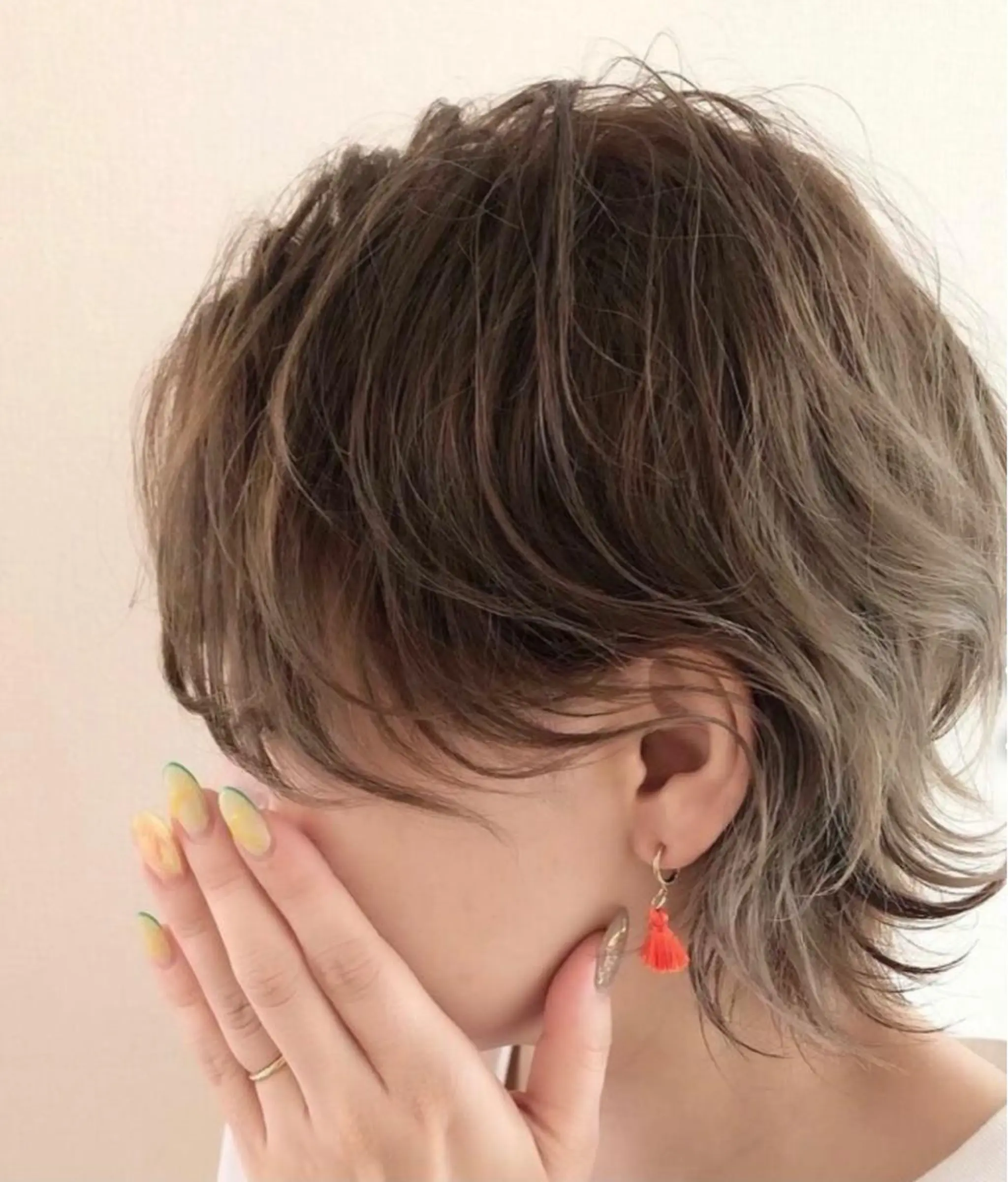 ショート ショートヘア ウルフカット N+所属・前田 菜奈子のヘアスタイル