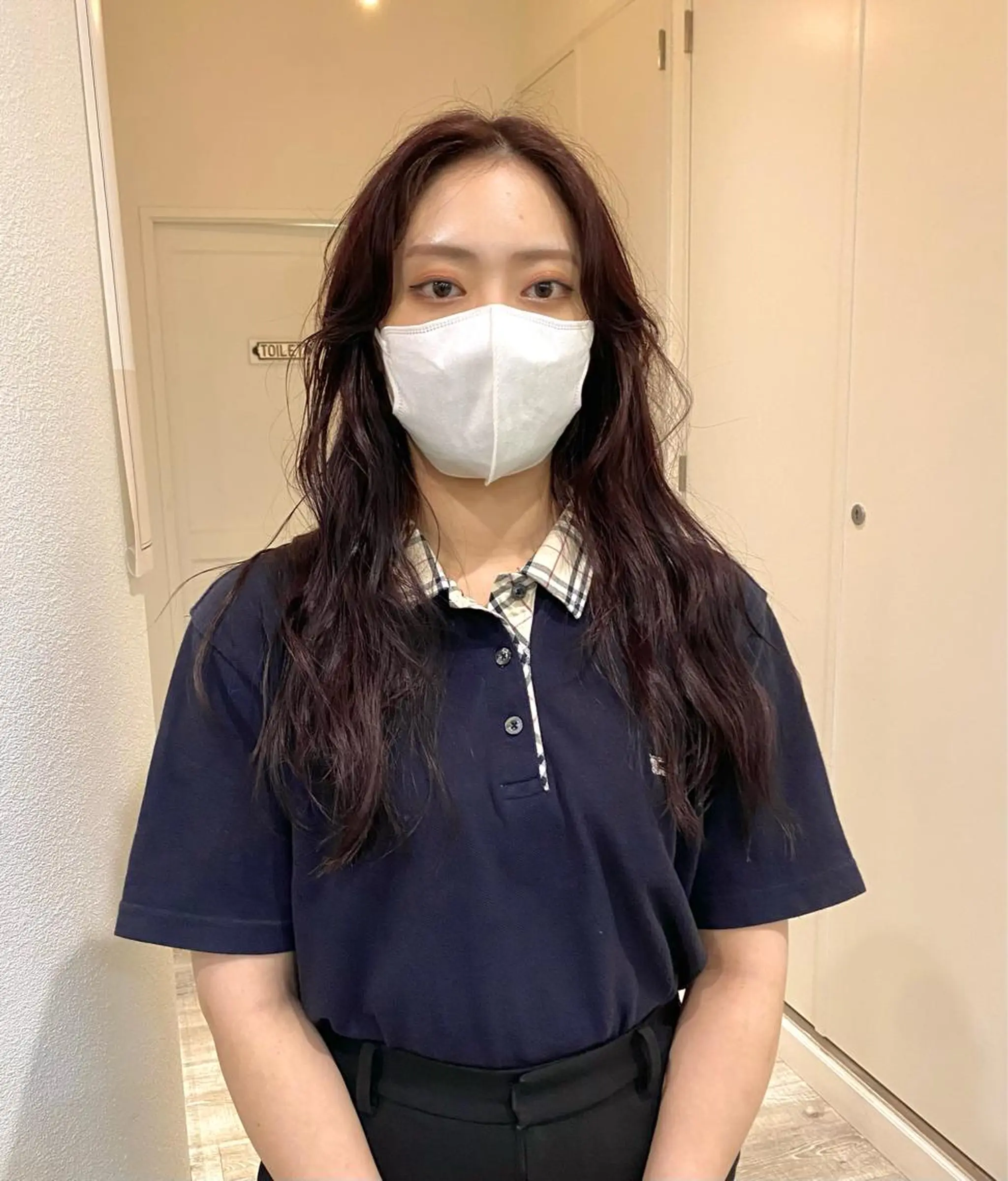 ロング カラー 店長　ショート& パーマ　坂本のヘアスタイル