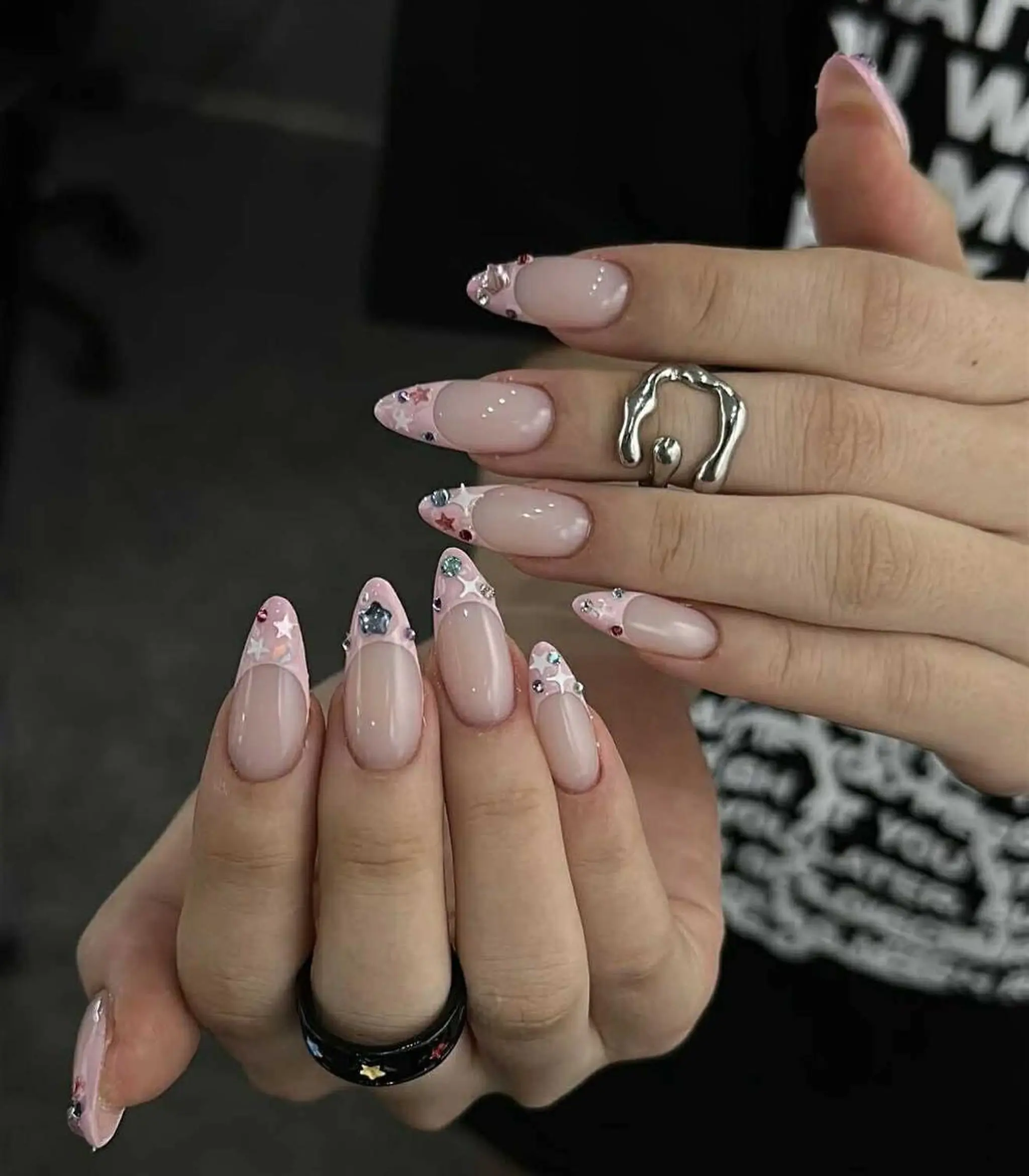 ネイル アートネイル オーロラネイル ブルー チークネイル フットネイル Nails 168 ネイルズイロハのネイルデザイン