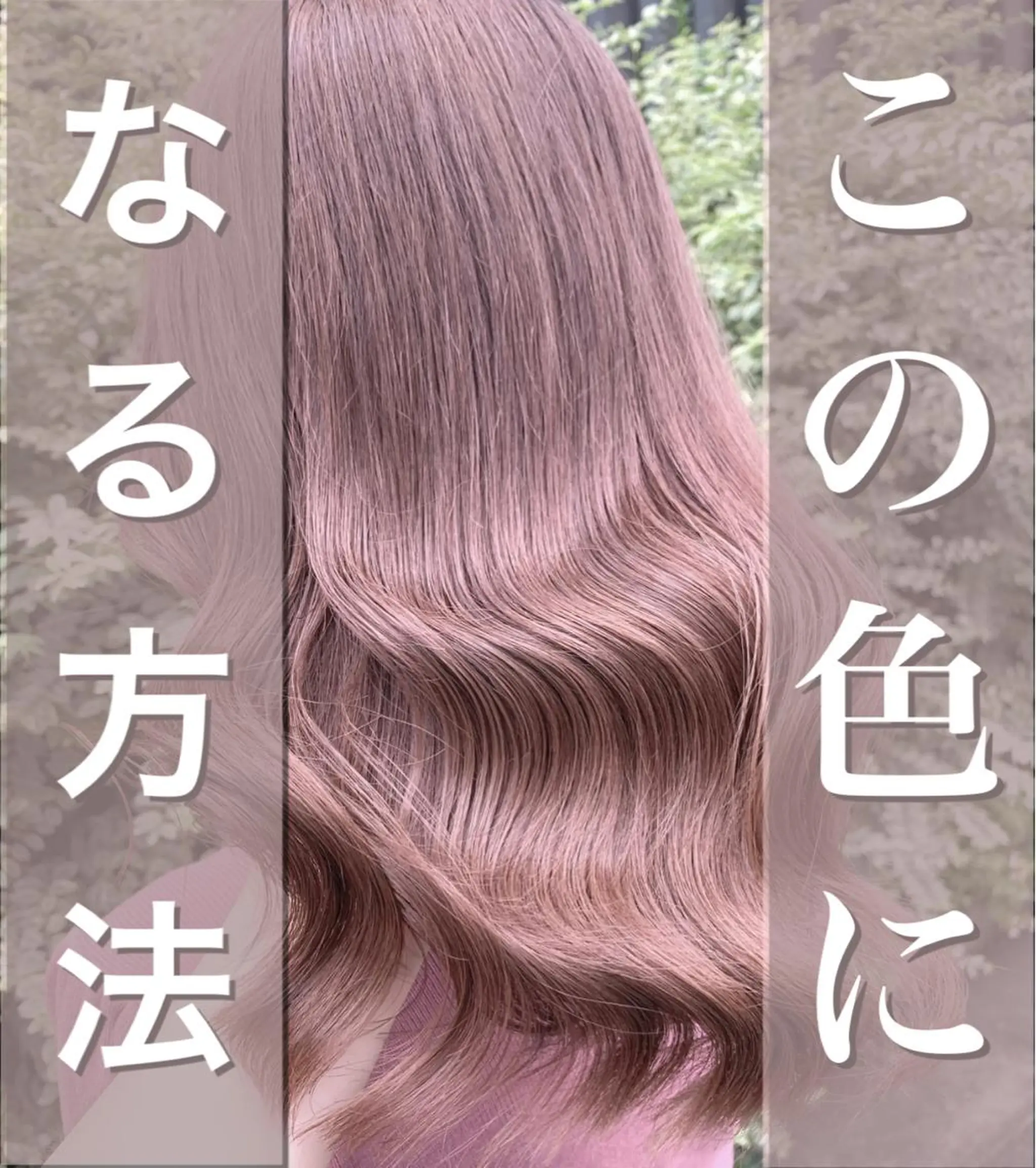 セミロング カラー ベージュカラー ラベンダーカラー ピンクカラー ピンクベージュ ピンクラベンダー RILÜM（リルム） まつげパーマのマツエク・マツパデザイン