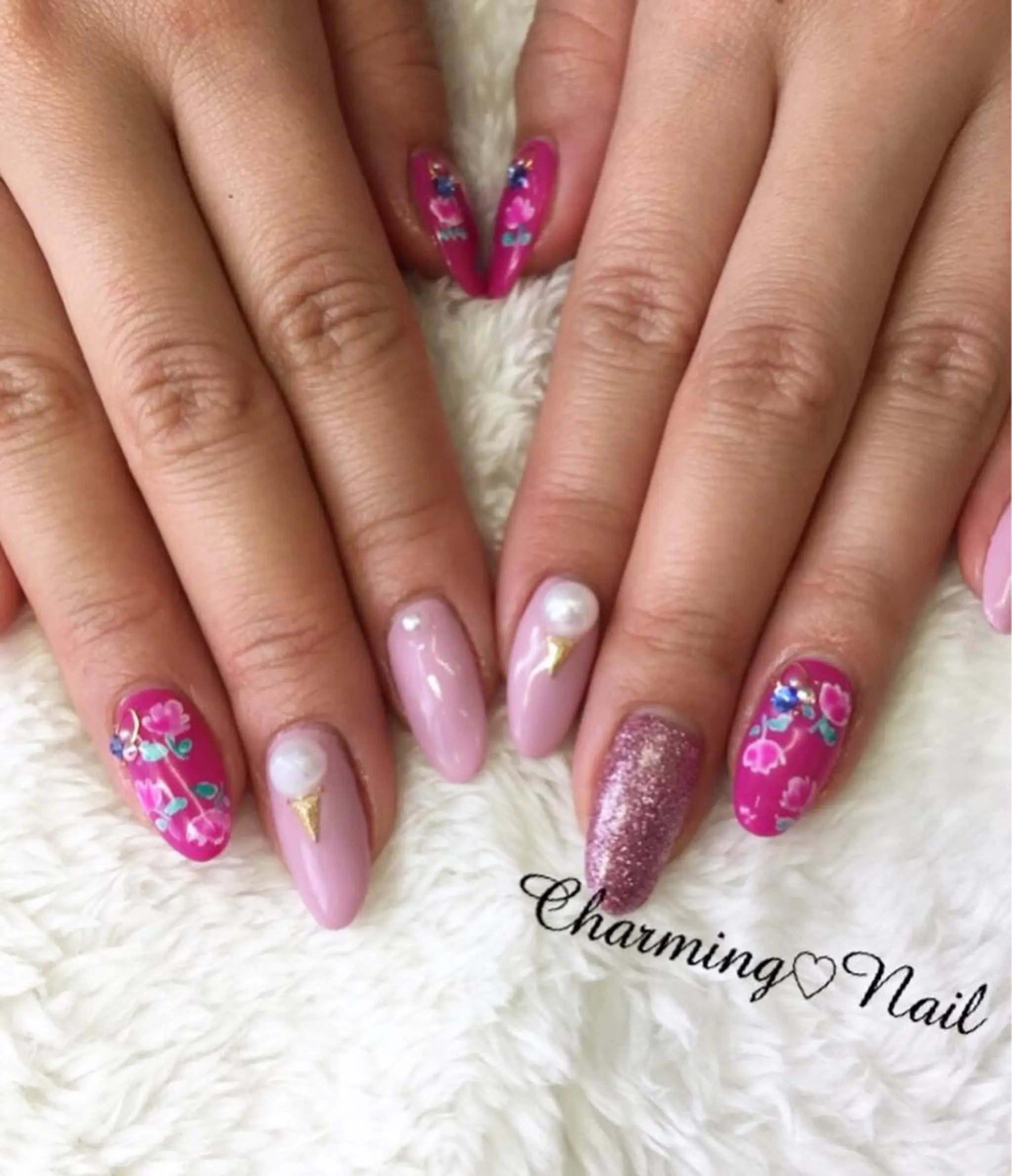 ネイル アートネイル ジェルネイル ピンク ハンドネイル Charming❤️Nail所属・Nailist Amiのその他イメージ