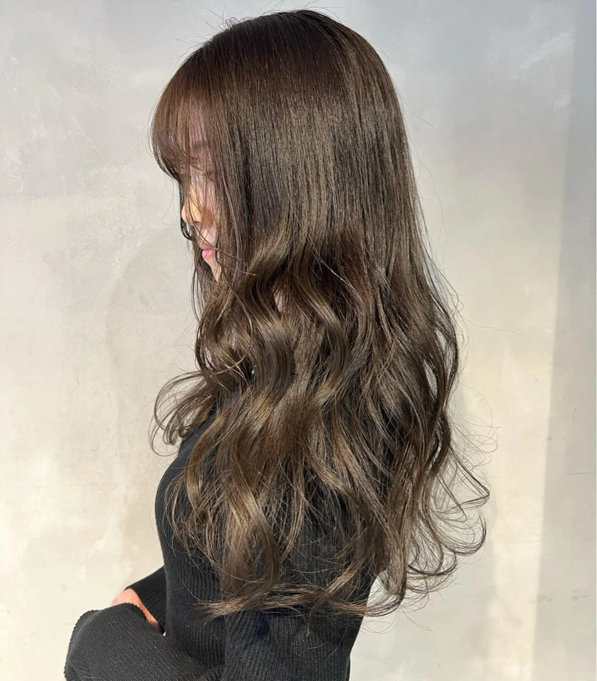 ロング ヘアカラー トリートメント Miku 🇺🇸のヘアスタイル