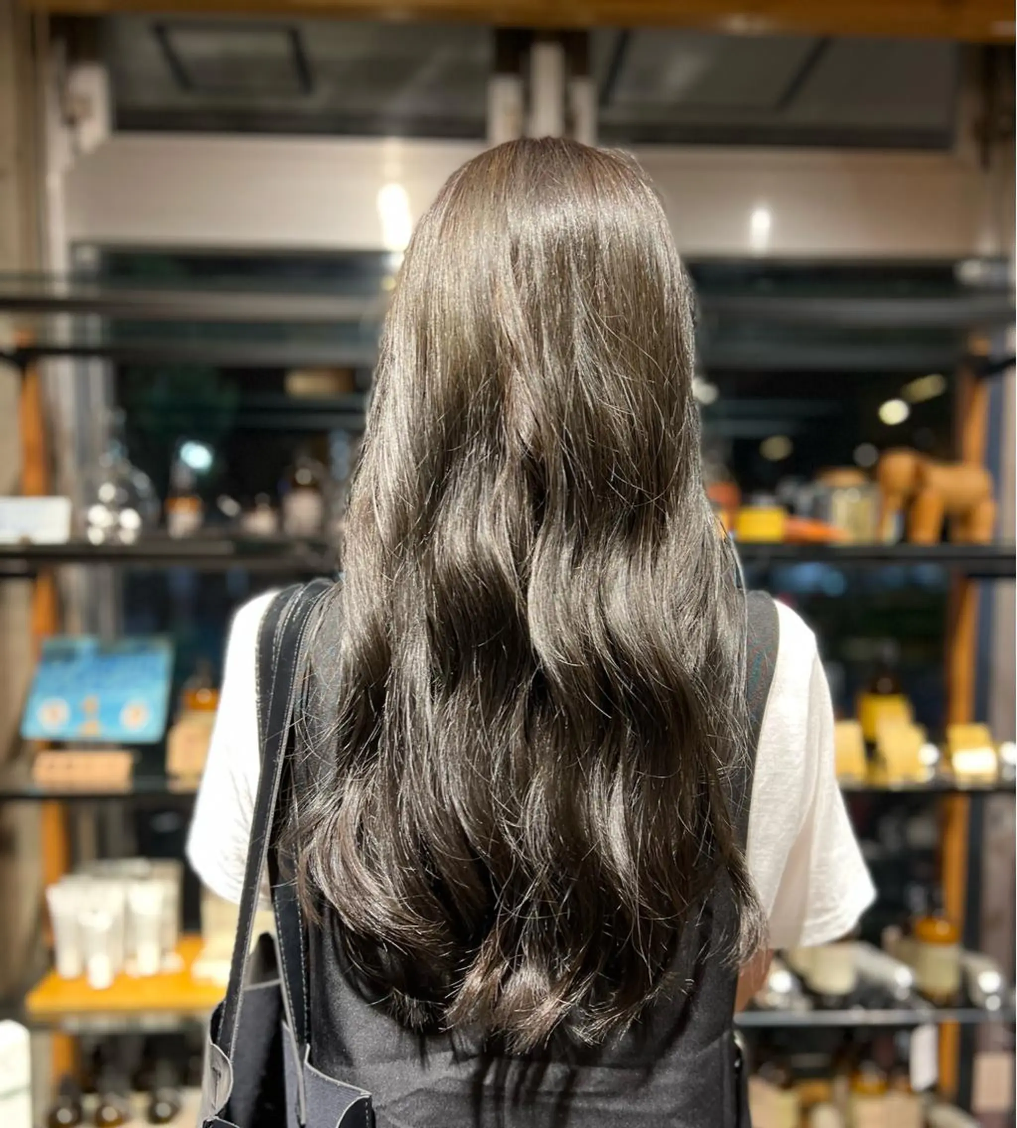 ロング カラー ヘアアレンジ アッシュ アッシュブラウン ブラウンカラー organic＋Life所属・渡部 彩花のヘアスタイル