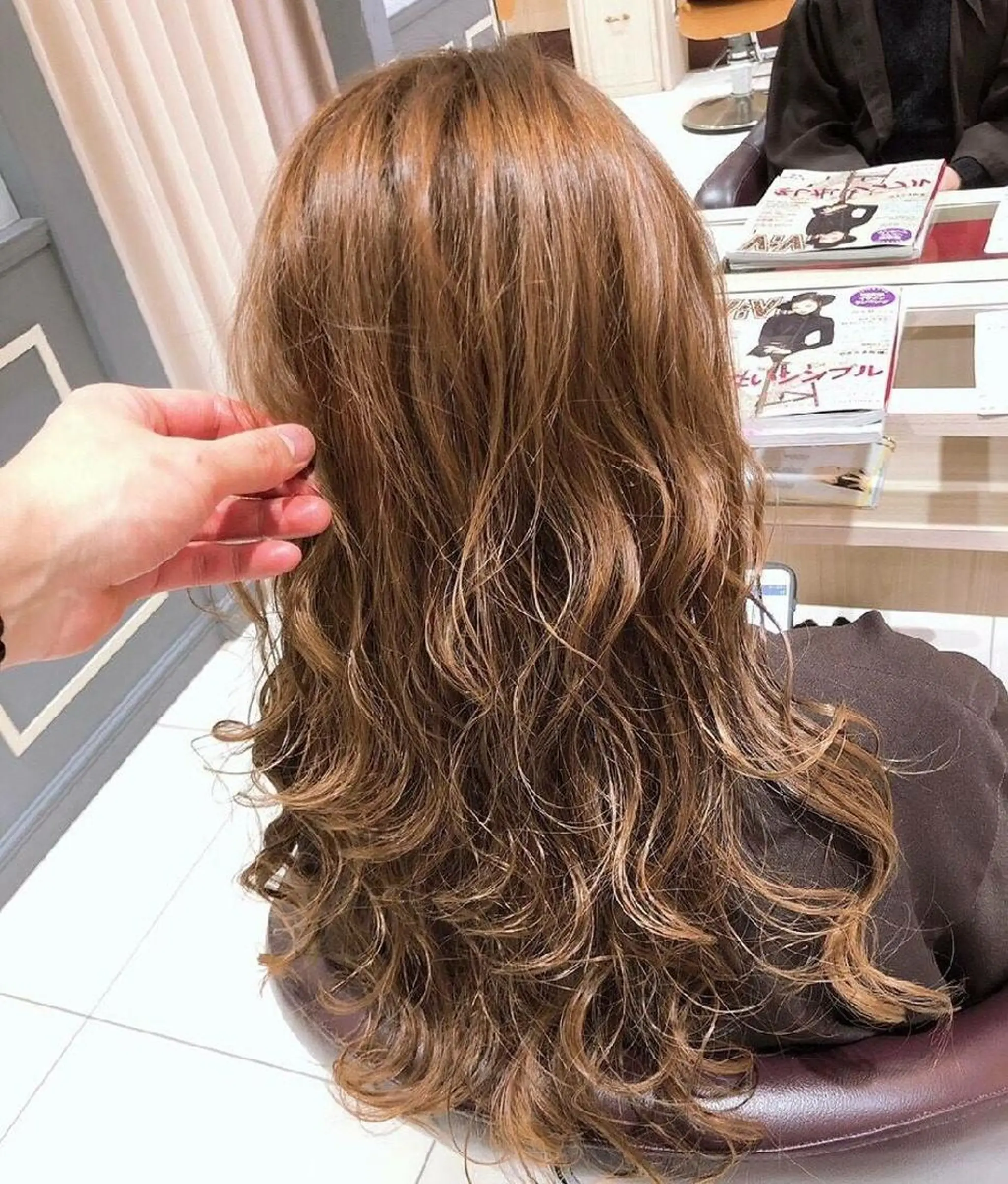 カラー パーマ カット ヘアカラー 平川 直子のヘアスタイル