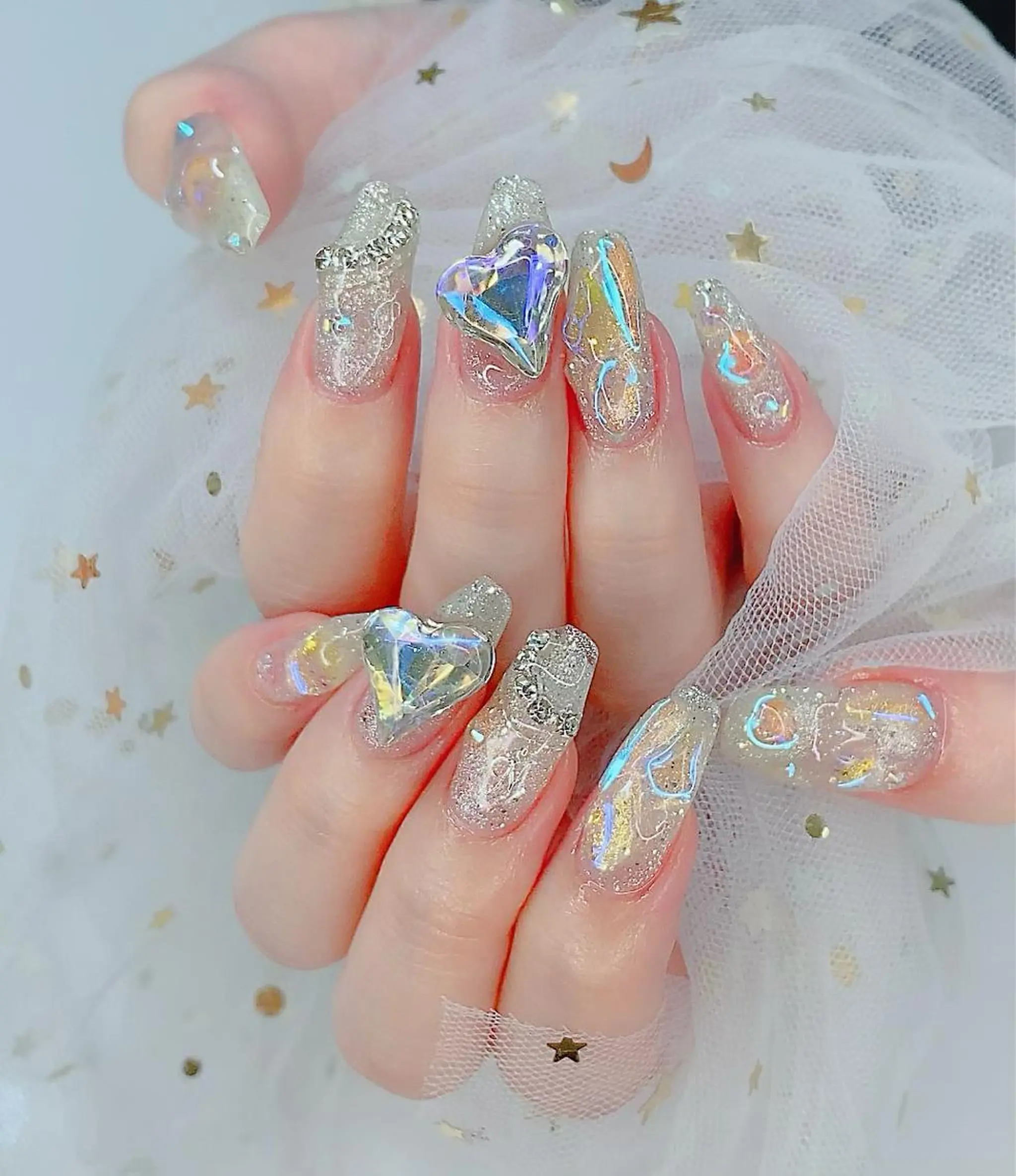 ネイル ハート ハンドネイル R salonのネイルデザイン