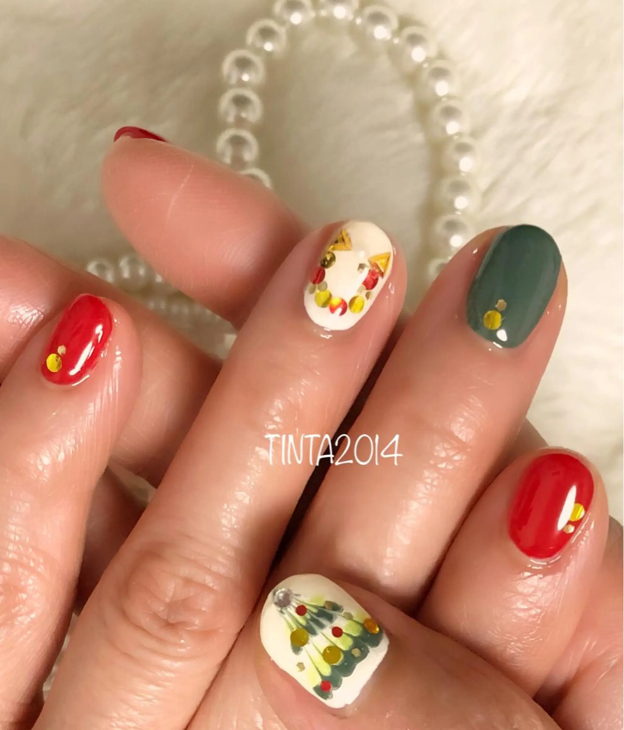 ネイル ピーコックネイル ネイルサロン ティンタ所属・馬場 典子のネイルデザイン
