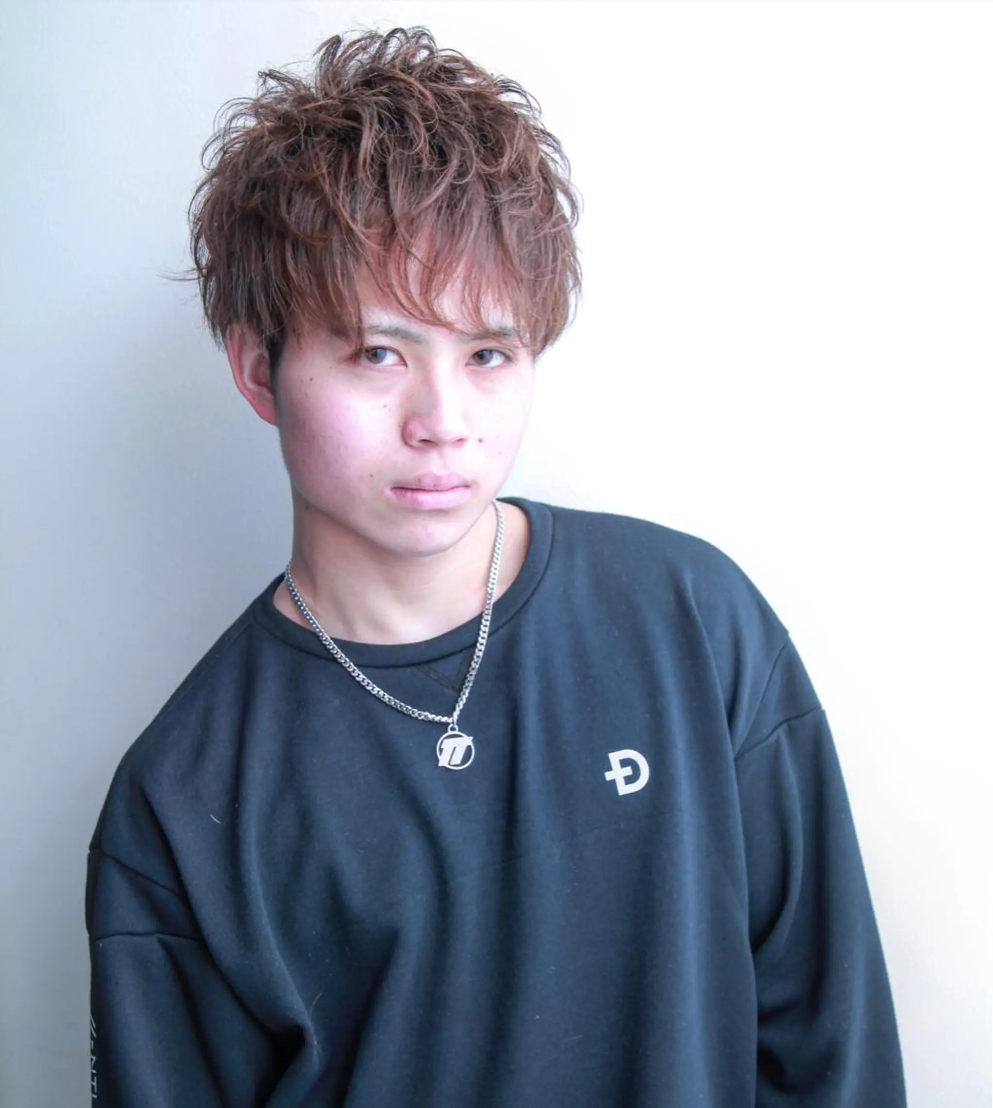 ショート カラー メンズ カット ヘアカラー 髪質改善/イルミナ/ 城崎のヘアスタイル