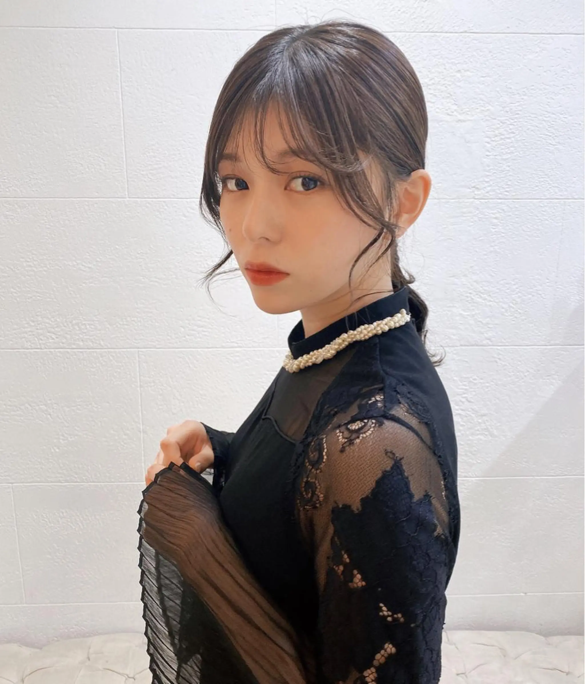 セミロング カラー ヘアアレンジ マツエク・マツパ アイブロウ ヘアカラー トリートメント ヘアセット Noah's　Ark所属・透明感カラー🫧ヘア セット🫧松本菜月の眉毛・アイブロウイメージ