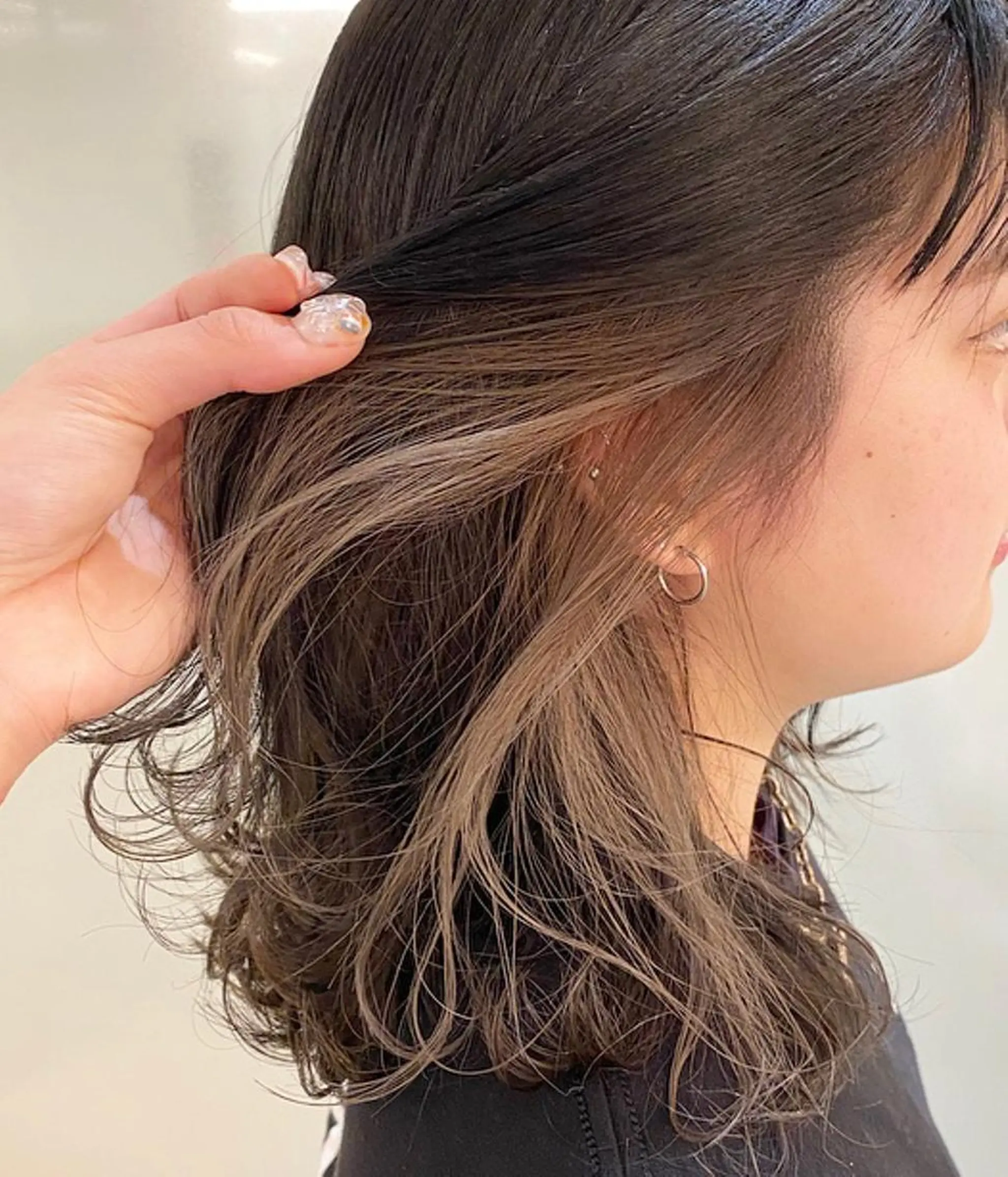 セミロング カラー ヘアカラー 🌈🌸あおき みちる🌟💗のヘアスタイル
