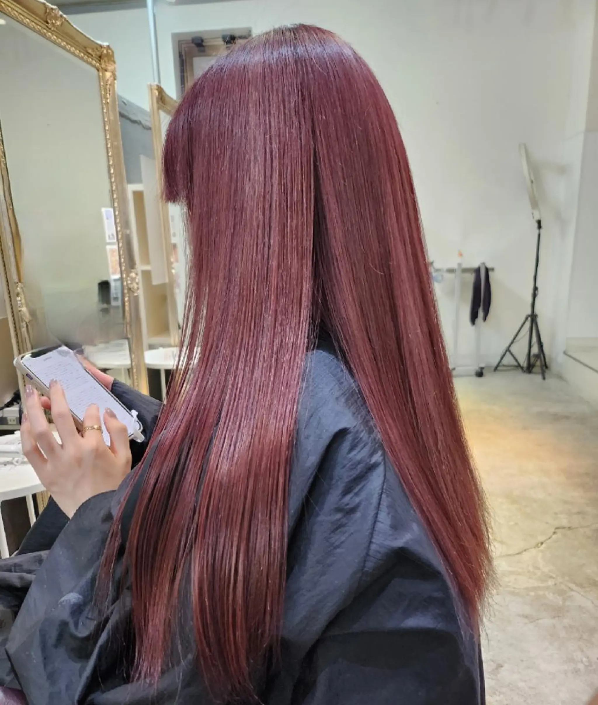 ロング カラー ブリーチ ピンクカラー LYLICK所属・ケアブリーチ特化 same 🦈のヘアスタイル